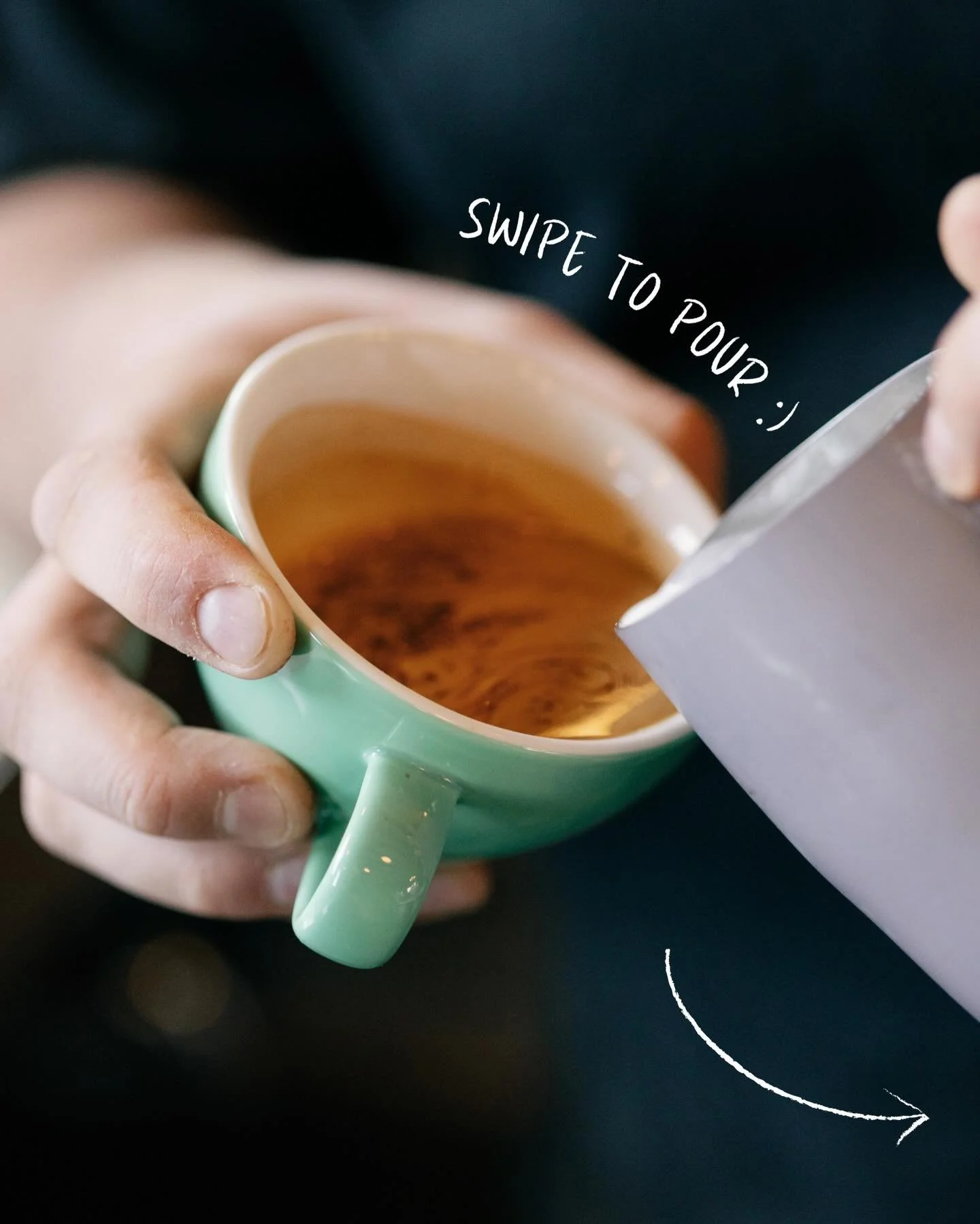 SWIPE TO POUR &mdash;> 

Come enjoy this rainy day with us over at ASE :) 🌧️