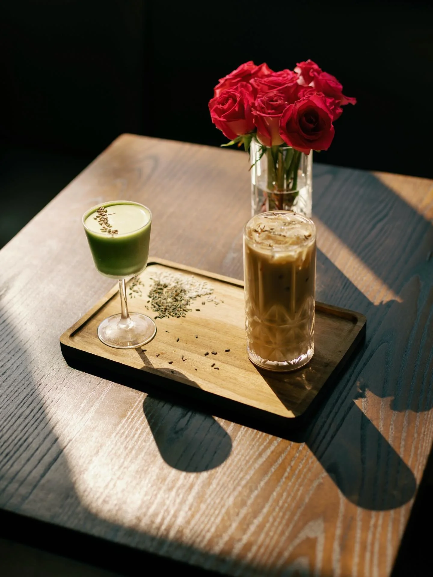 Spring is here! 🌸✨🍃 and so is our spring menu!

Embrace the start of a new season with one (or two 😉) of our new drinks here at ASE.

The Botanist 🍋&zwj;🟩🍵
❊ matcha, honey-lavender, lime, &amp; bitters shaken with milk, served in a coupe 

Hone