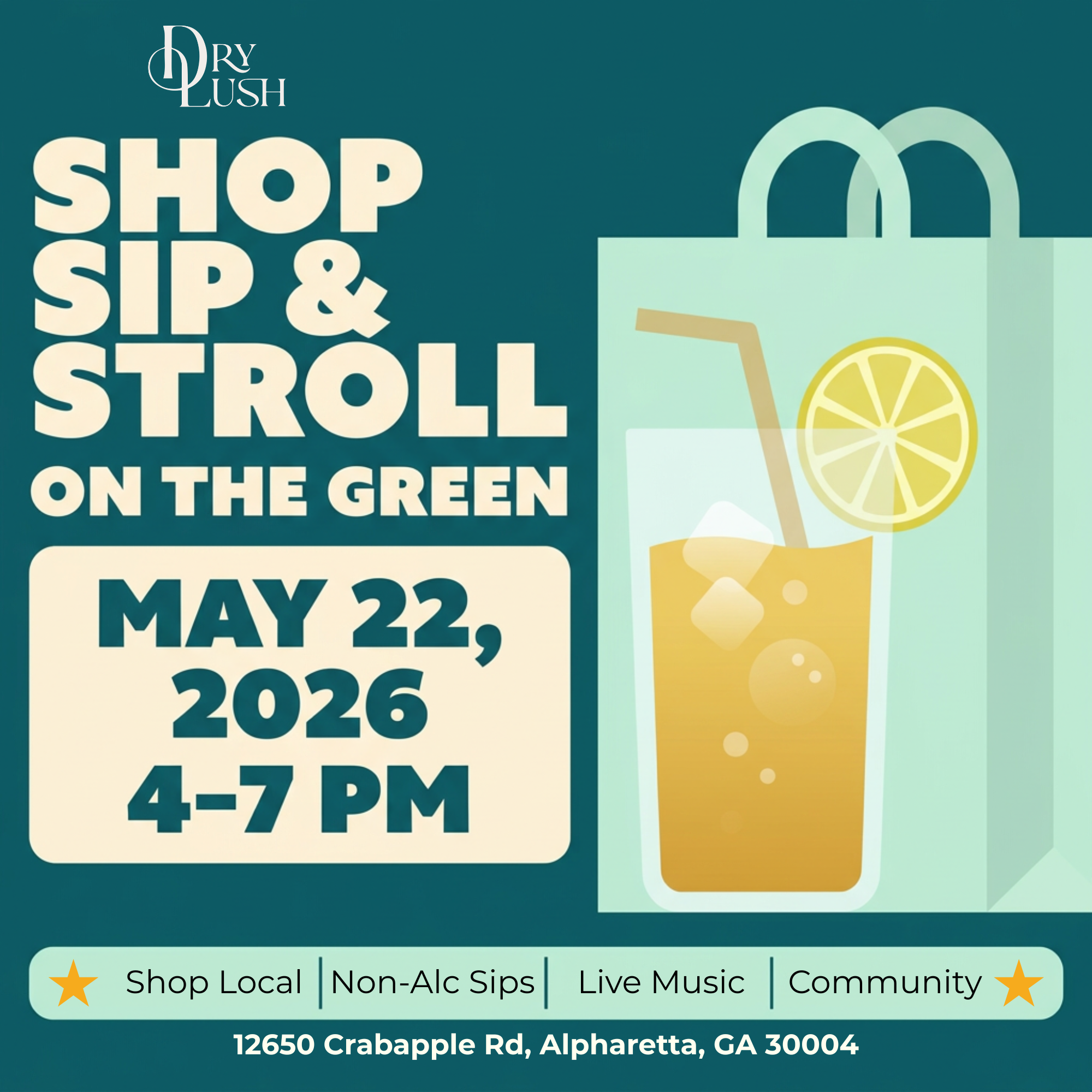 Shop, Sip and Stroll at Crabapple Market