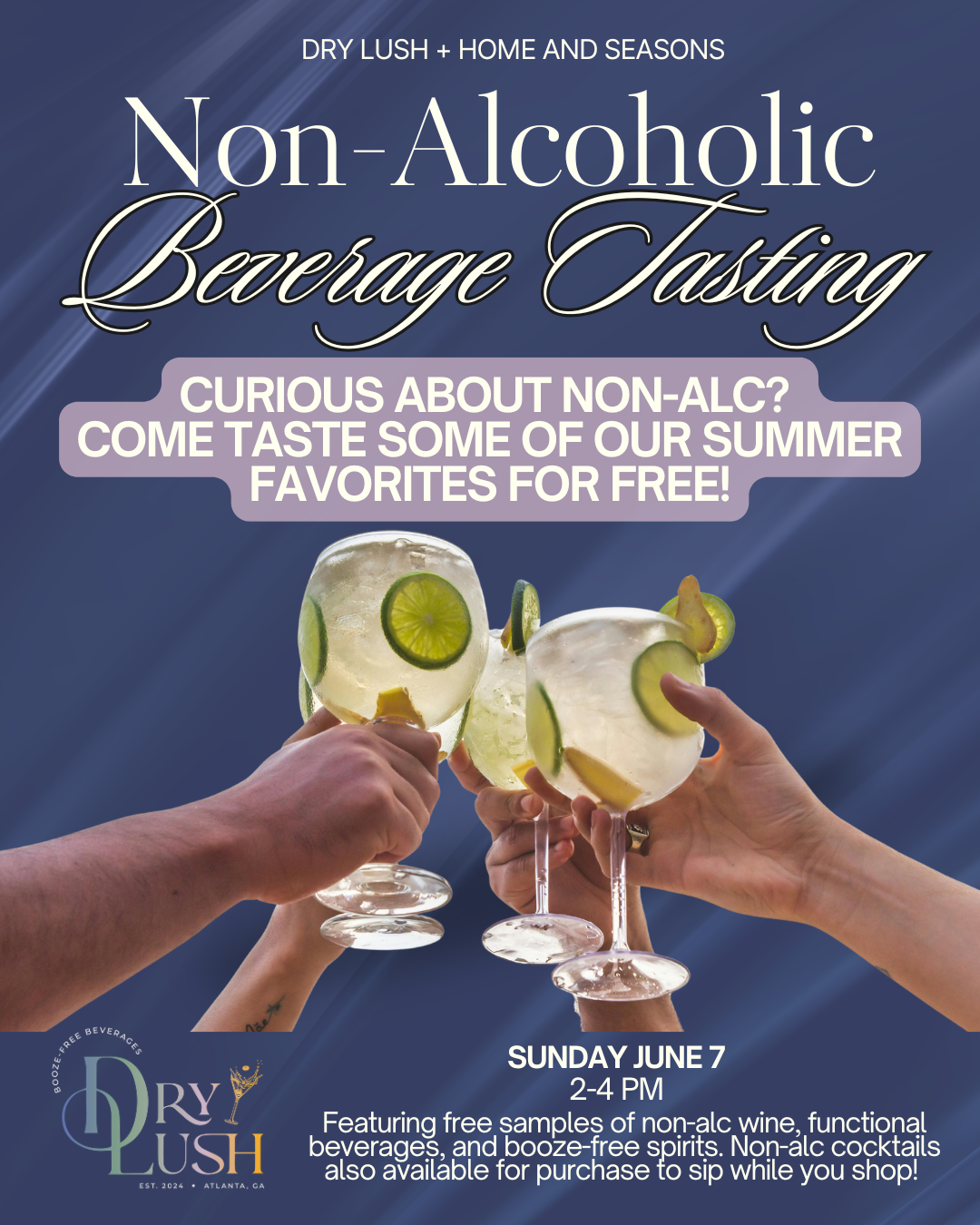 Tasting Event at Home and Seasons