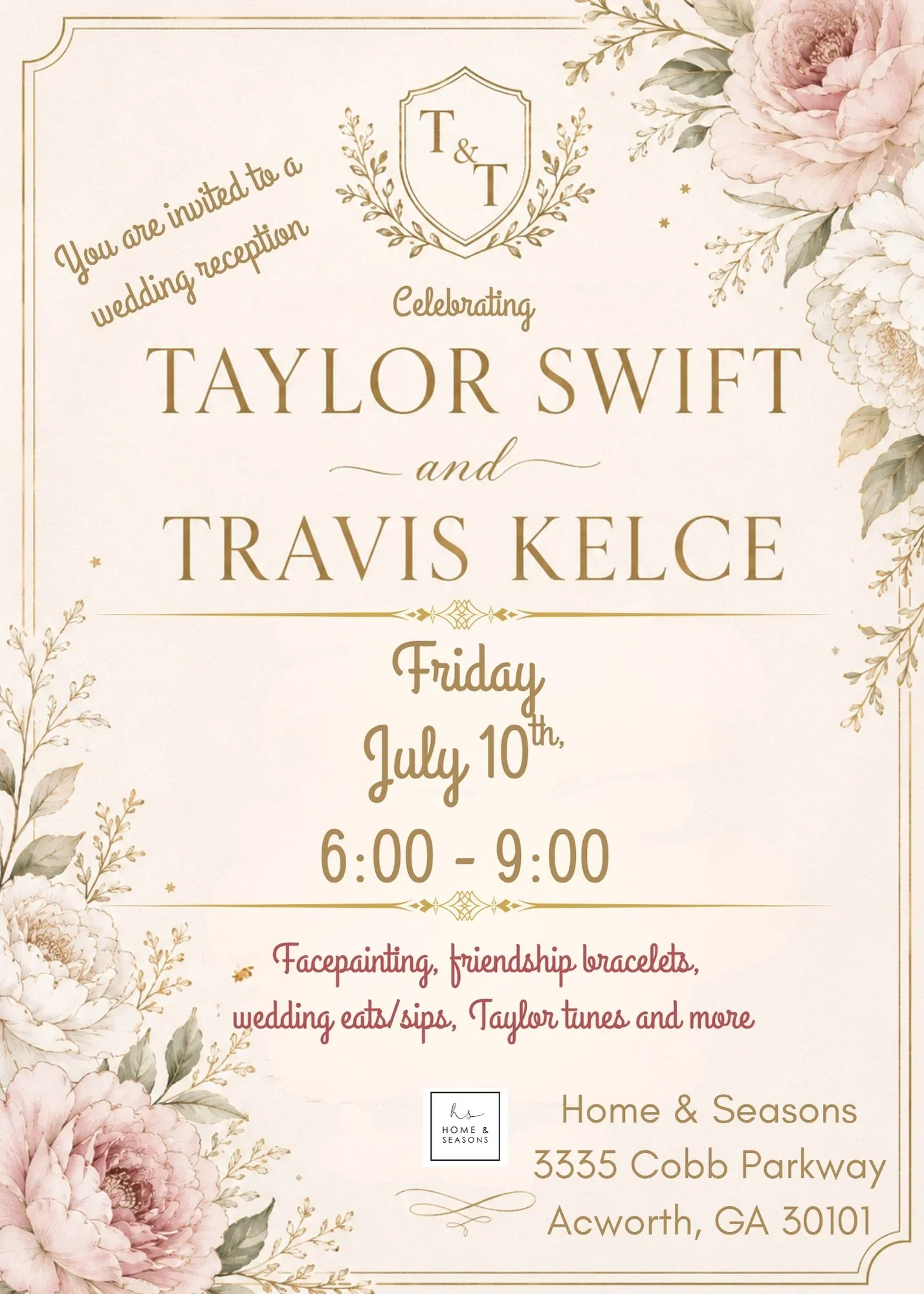 Taylor and Travis Wedding Reception Party