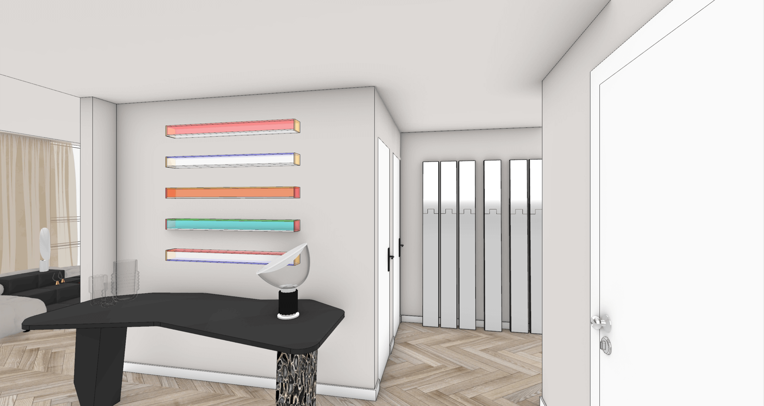 Houston_Private_Residence_Hallway_Interior_Design