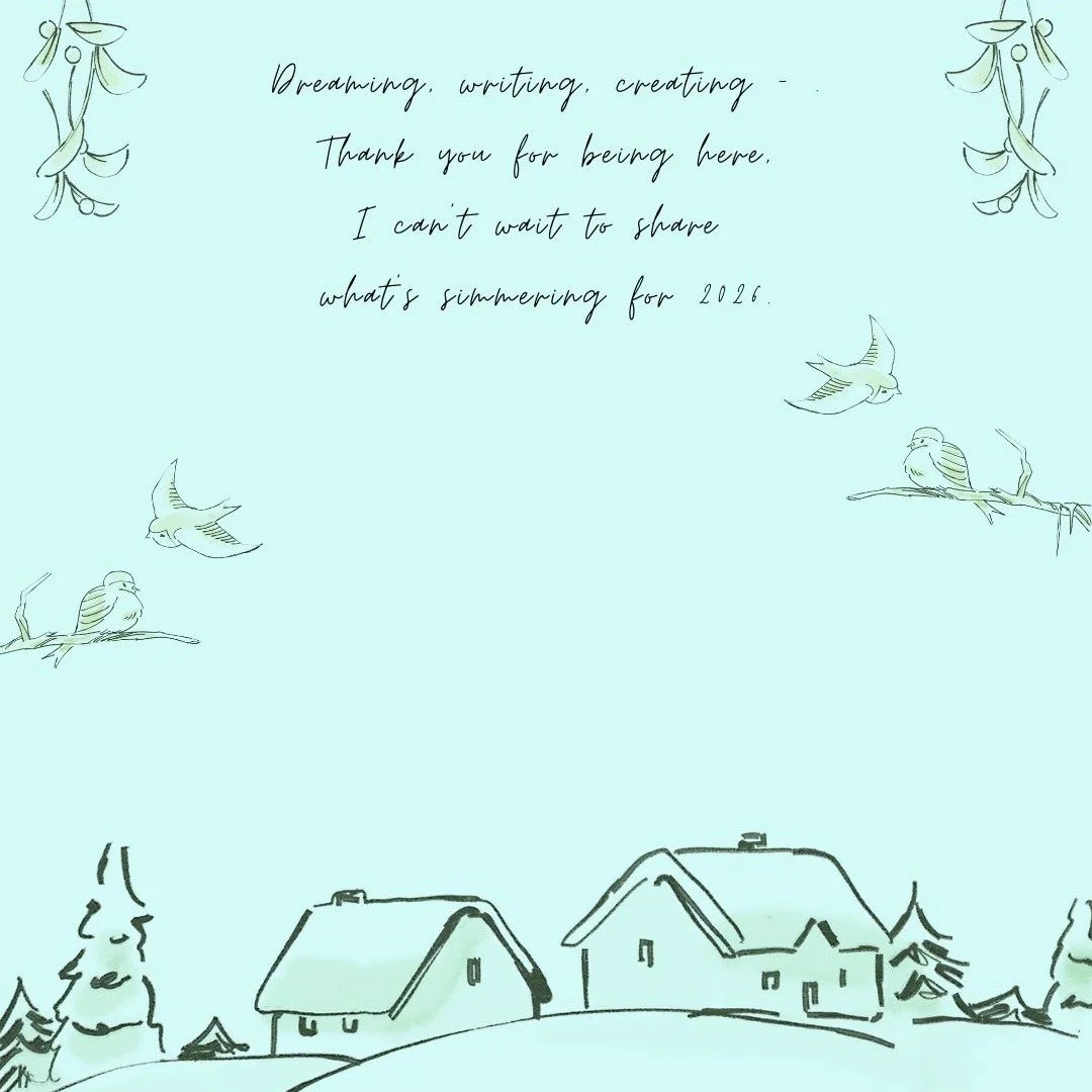 I'm taking a little winter pause&hellip;
These darker months always draw me inward &mdash; into the kitchen, the garden, the notebooks and the ideas that need quiet to grow.

So I&rsquo;m stepping back to create, write and dream up new offerings, wor