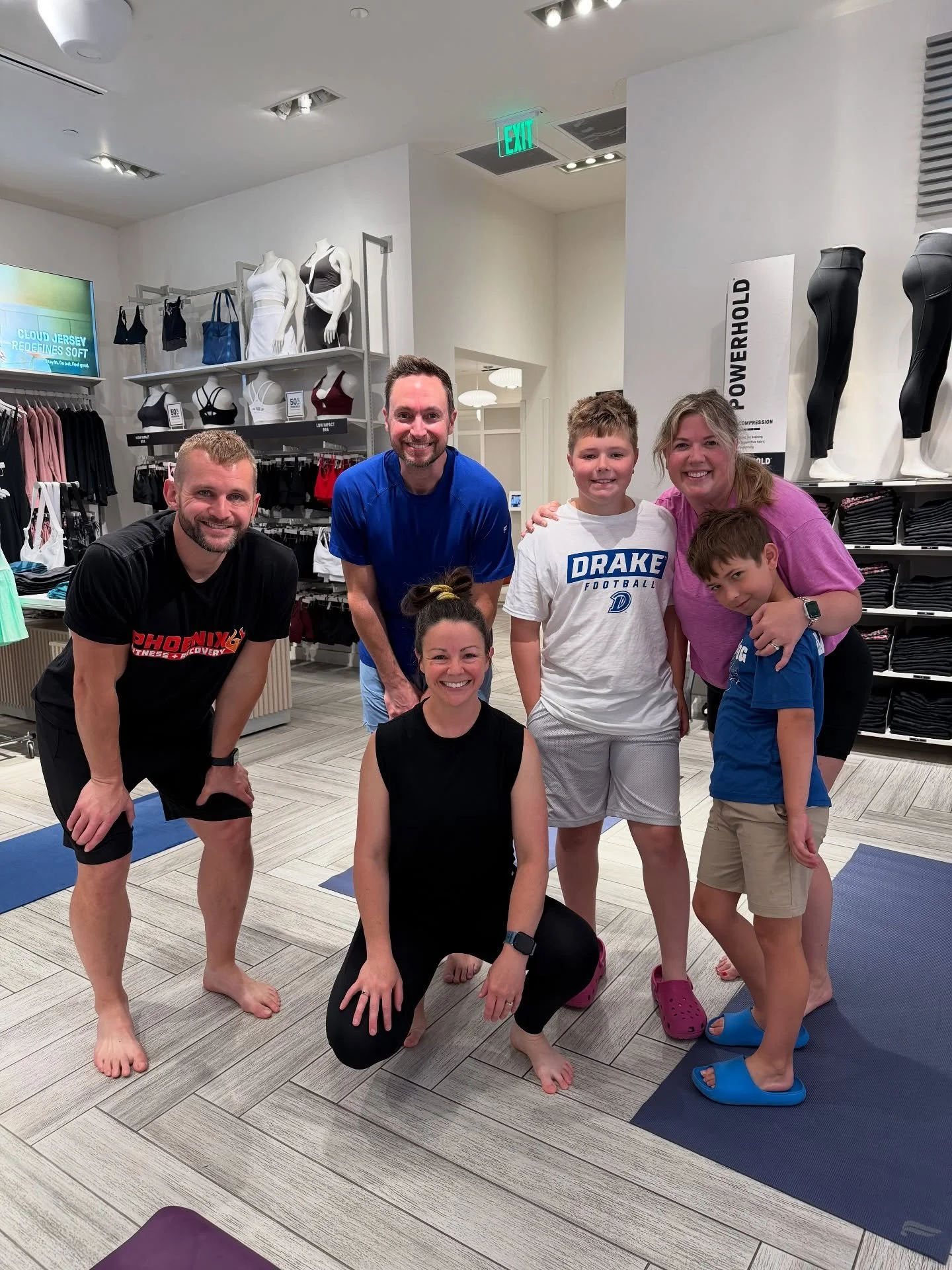 Thanks to @fabletics for hosting this past weekend at Jordan Creek Shopping Center. These amazing people stepped to their mats for 45 minutes of Mat Pilates and walked away knowing a little bit more about themselves. Pilates doesn&rsquo;t care how ol