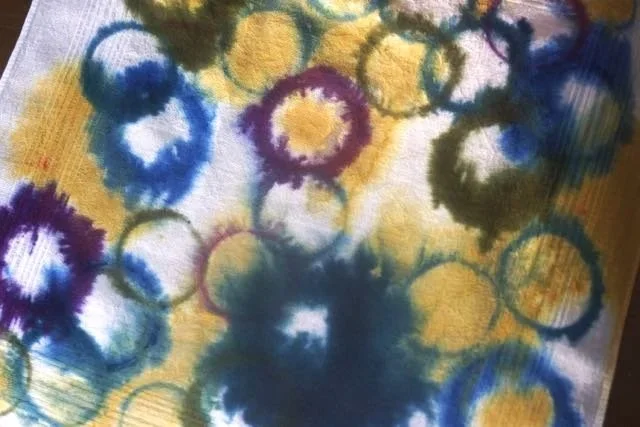 hoops and rings pocket square