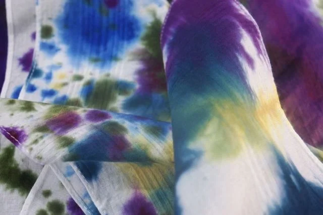 spring fling-dots & spots pocket squares