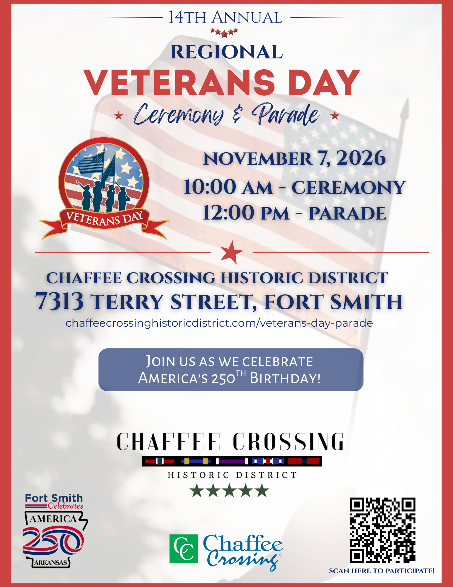 14th Annual Regional Veterans Day Parade &amp; Ceremony