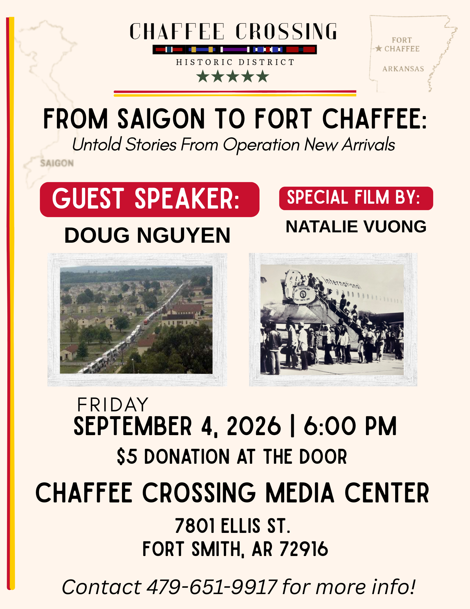 From Saigon to Fort Chaffee: Untold Stories from Operation New Arrivals