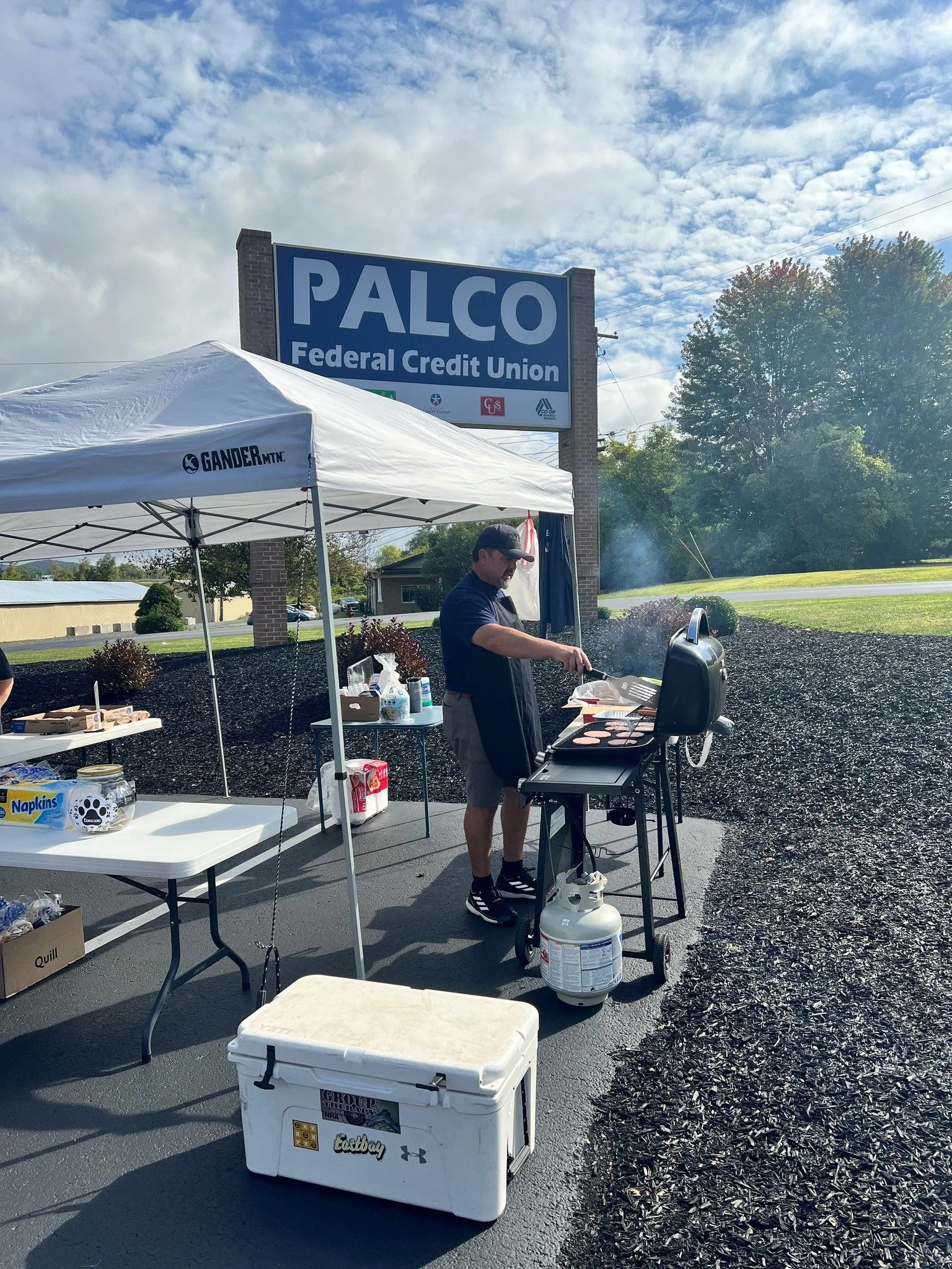 The grill is hot and the food is ready! Our CEO, Scott Naughton, is serving up burgers and hot dogs to help raise money for the Danville SPCA. Stop in and show your support!