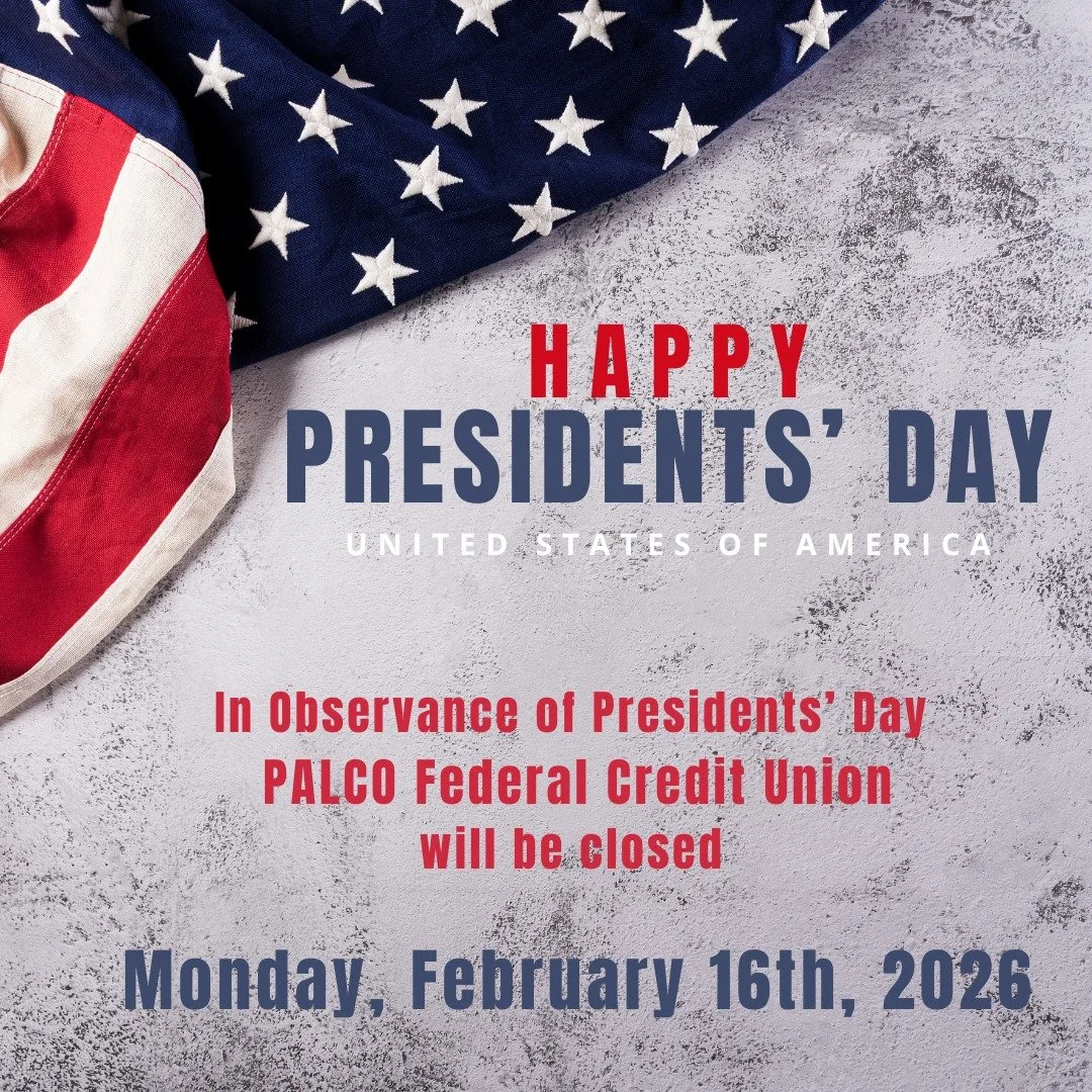 PALCO's office will be closed for Presidents' Day on Monday, February 16, 2026. Normal business hours will return on Tuesday, February 17, 2026.