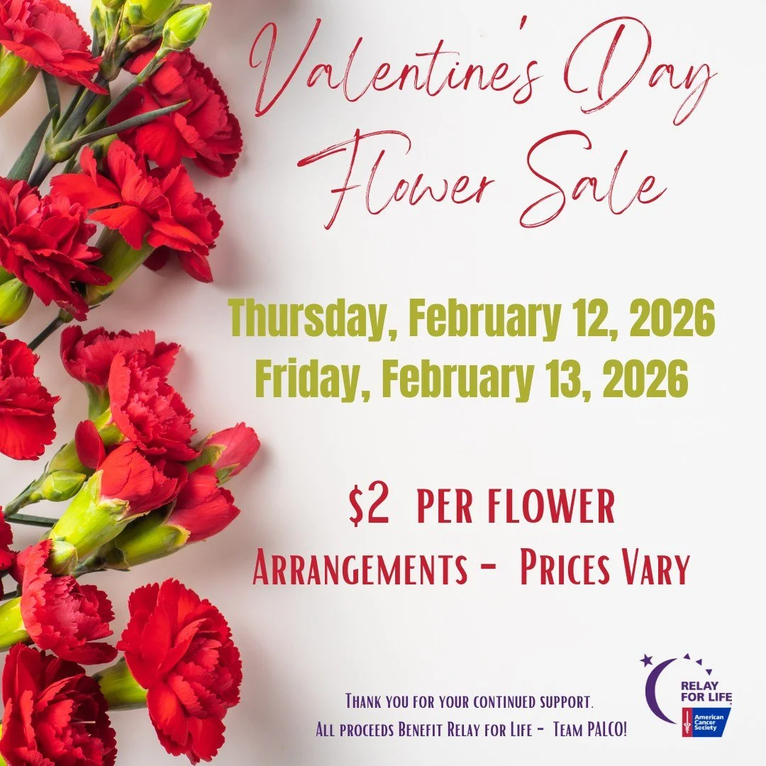 Stop by our office Thursday, February 12th and Friday, February 13th to get your special someone their Valentine&rsquo;s Day flowers. Prices start at $2 per flower. Vases and arrangements will also be available. While here, check out our homemade tig