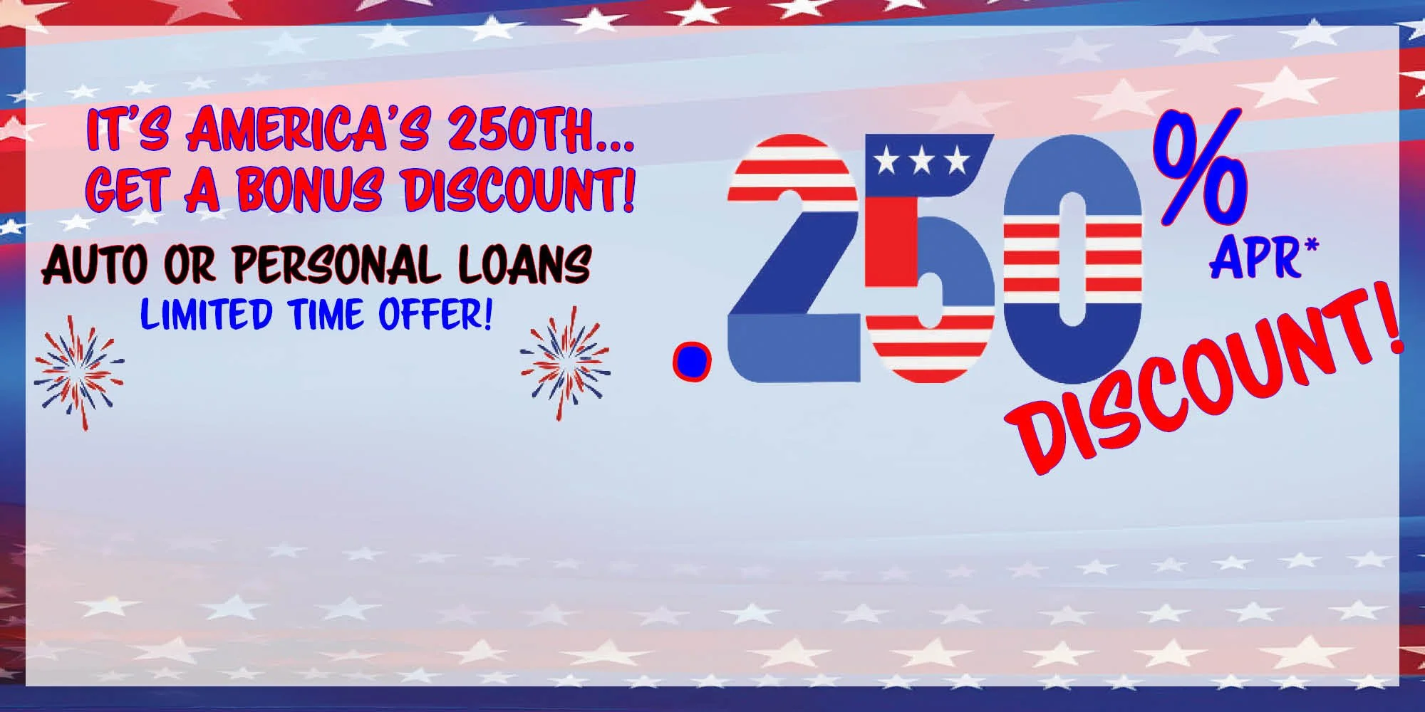 Enjoy a BONUS rate discount!