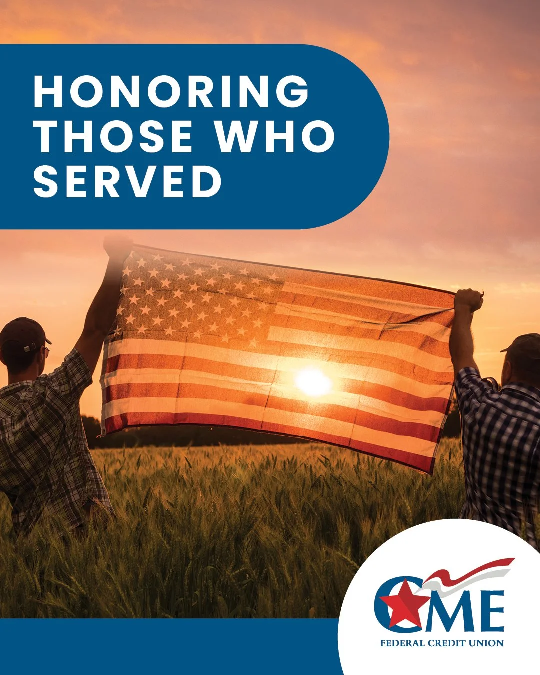 Today, we thank the heroes who have served our country with strength, dignity and courage. Your sacrifices have shaped our freedom, and your stories inspire us every day.
To honor our veterans, all branches are closed today. We will re-open with norm