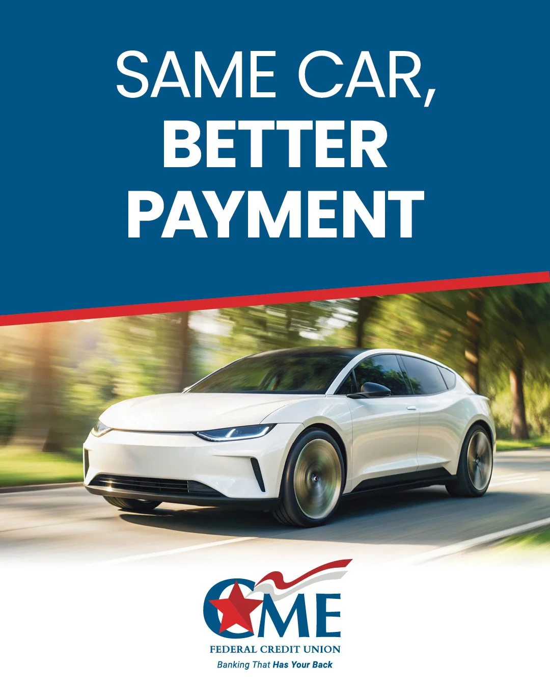 Warm up your budget this winter. Refinance your auto loan with CME and we will try to beat your rate by 1.5% APR.*

*Terms and conditions apply. Cannot be combined with uChoose discount. Minimum floor rate of 4.99% APR. APR = Annual Percentage Rate. 