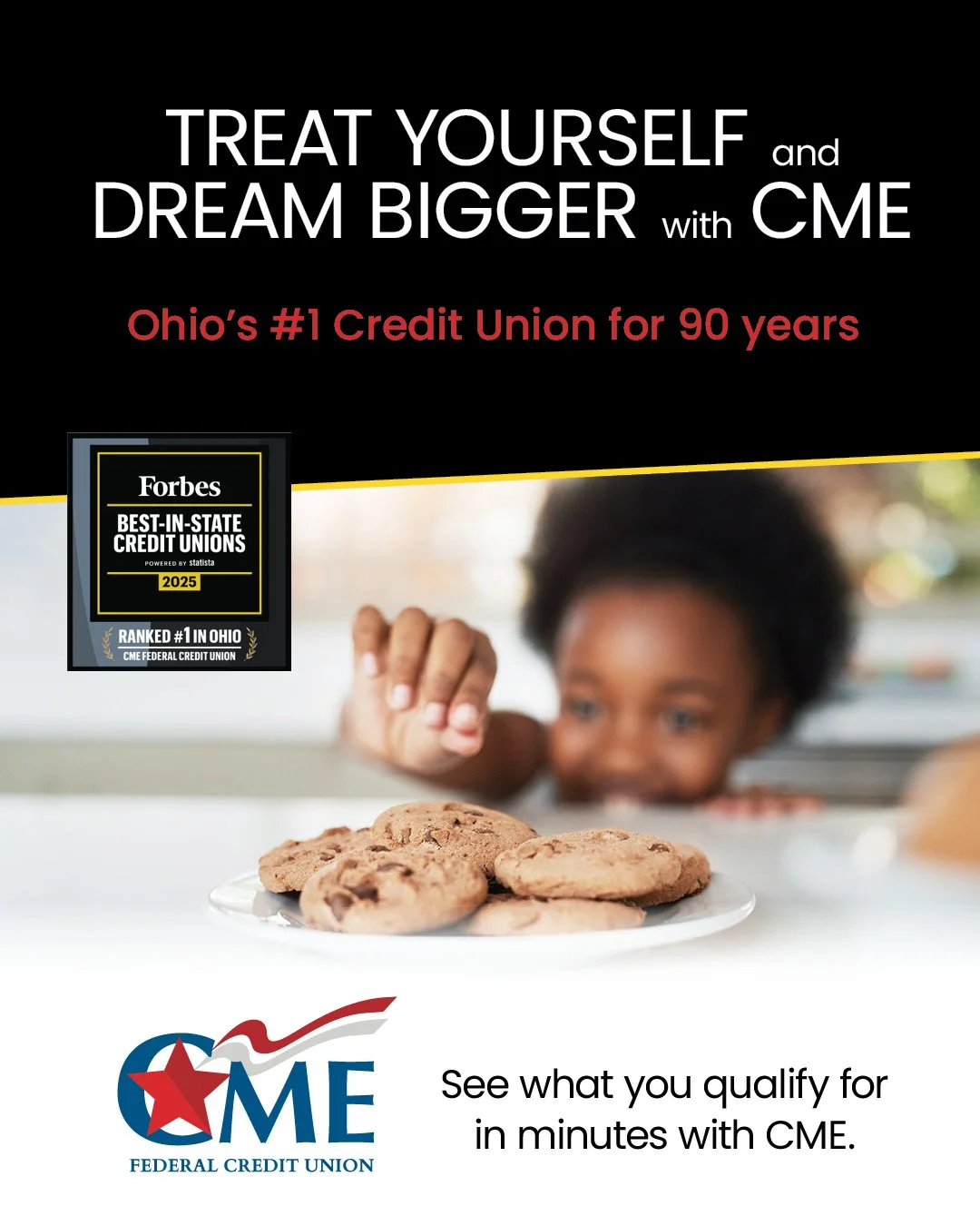 Ready to take the next step in your financial journey? See what you qualify for in minutes with CME.
Explore your possibilities and find options designed to fit your goals. It&rsquo;s quick, easy, and a great way to start planning what&rsquo;s next.
