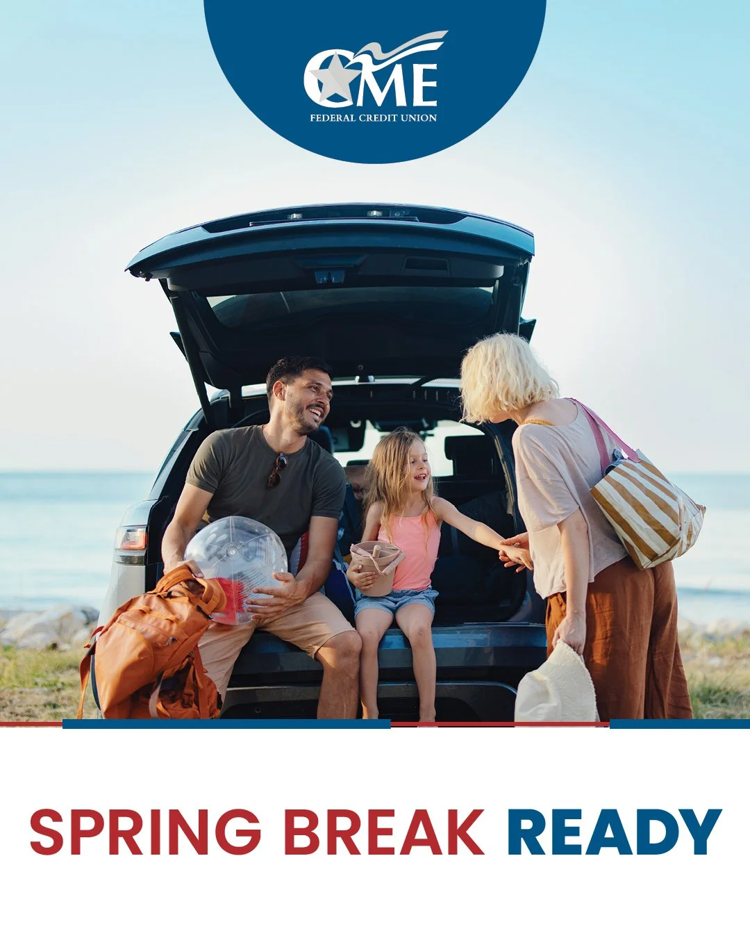 Spring break season is here. If travel is in your plans, take a few steps to keep your finances safe while you&rsquo;re away:
&bull; Notify your financial institution before traveling
&bull; Monitor your accounts through mobile banking
&bull; Use sec