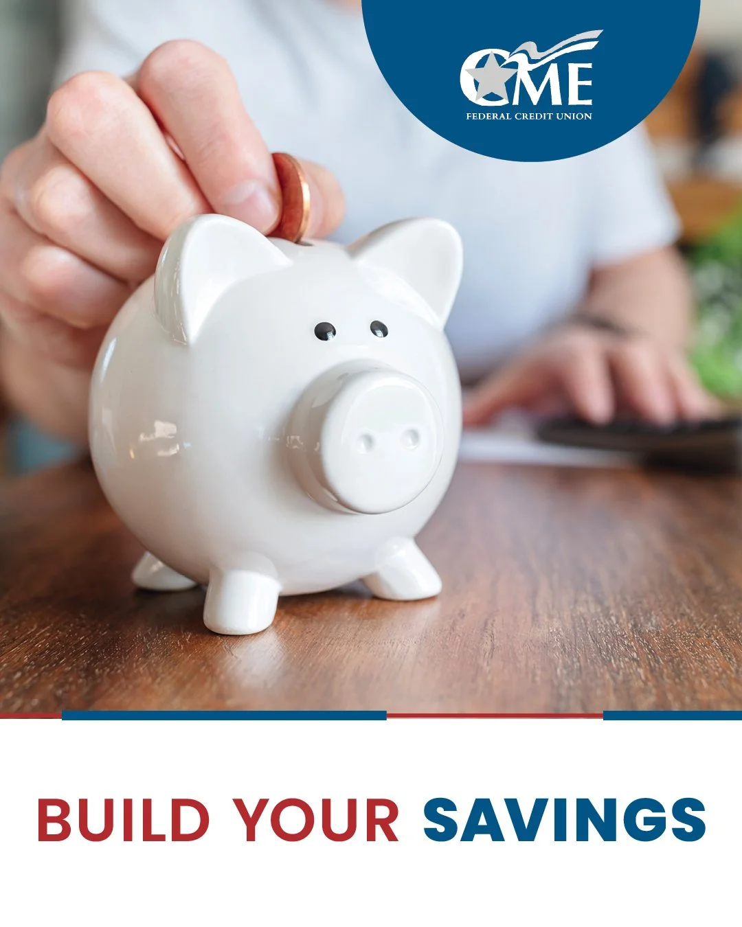 Do you have money set aside for a rainy day? America Saves Week is the perfect time to start building your savings.
A few simple steps can help you get started:
&bull; Set up automatic transfers
&bull; Start or grow your emergency fund
&bull; Save ah
