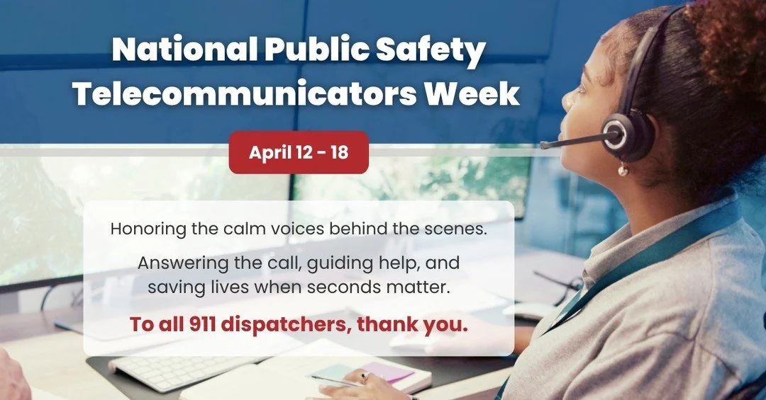 April 12&ndash;18 is National Public Safety Telecommunicators Week

At CME Federal Credit Union, we&rsquo;re proud to honor the calm voices behind the scenes. 

Answering the call, guiding help, and saving lives when seconds matter.
To all 911 dispat