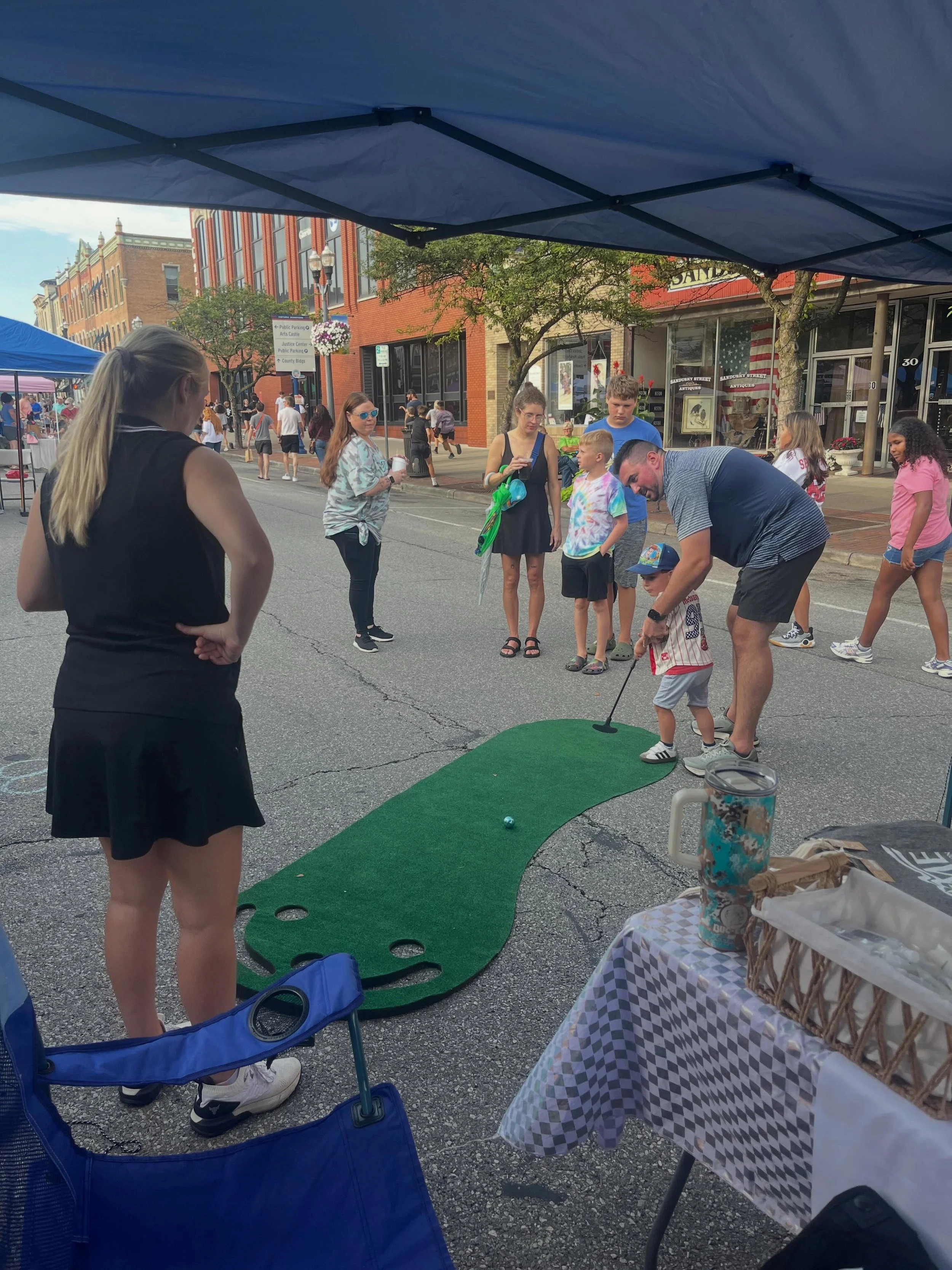 We&rsquo;re having an awesome time at Safety on Sandusky! Honored to be a sponsor 🙂. We&rsquo;ll be here until 9:00pm! @delawarecoohio @visitdelohio @destinationdelawareoh