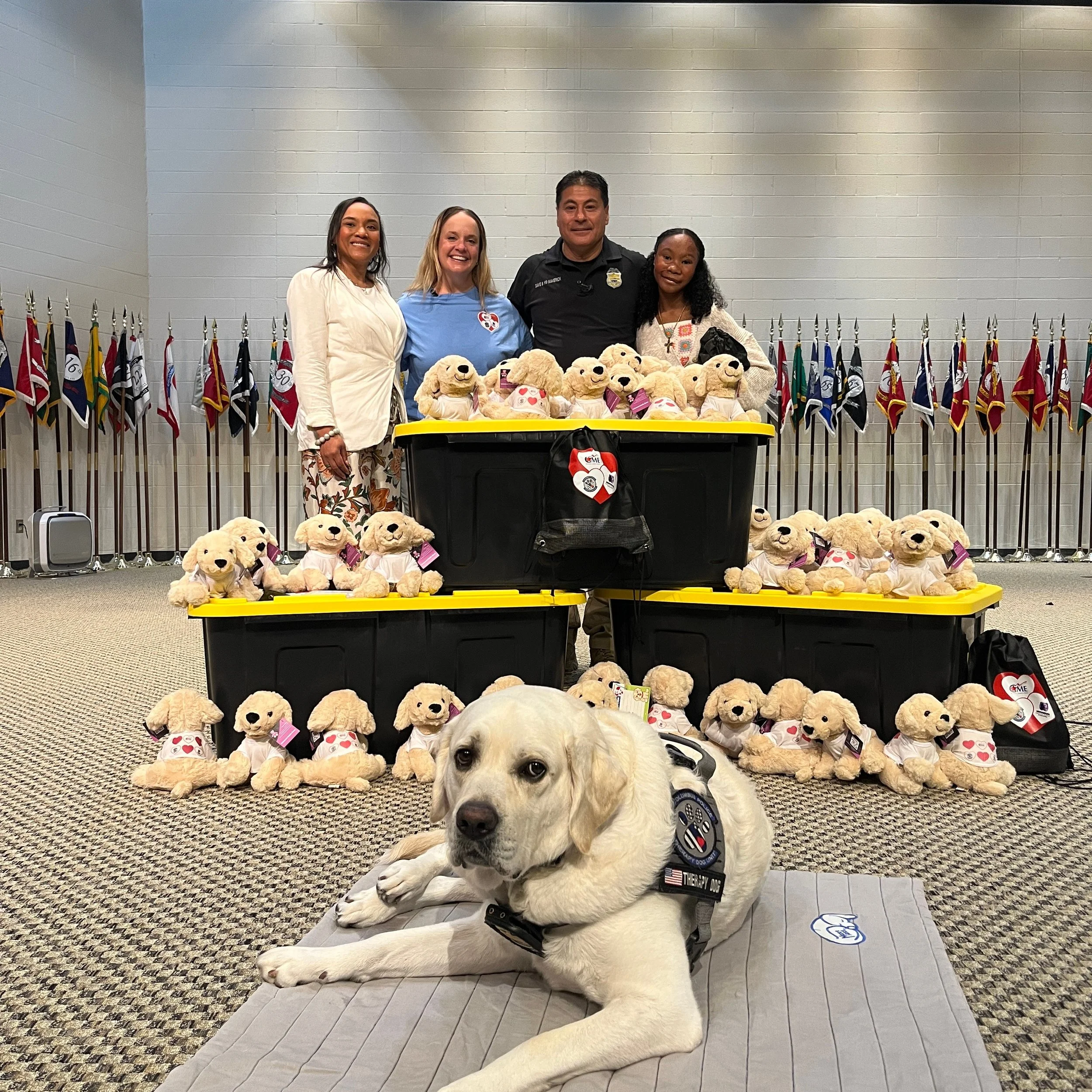 CME Federal Credit Union is proud to partner with the Columbus Division of Police, CPD Therapy Dog Unit and Universal Mobile Bears of Central Ohio to help bring comfort, hope, and care to children during difficult moments. This meaningful initiative,