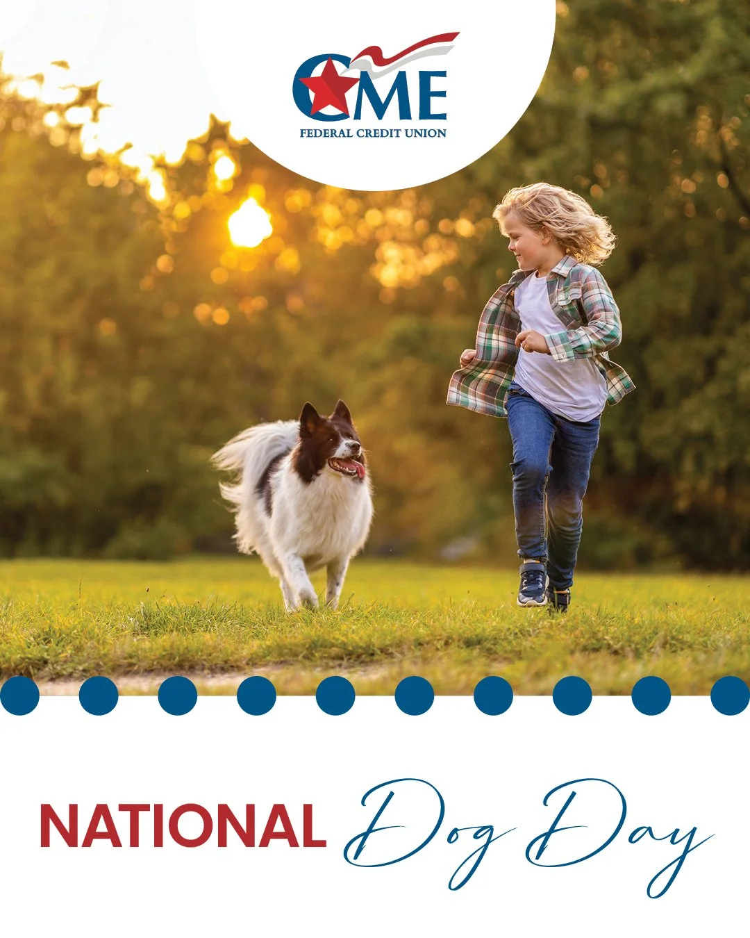 It&rsquo;s National Dog Day! We at CME FCU want to know: What is your favorite nickname for your fur baby? Comment below! 👇