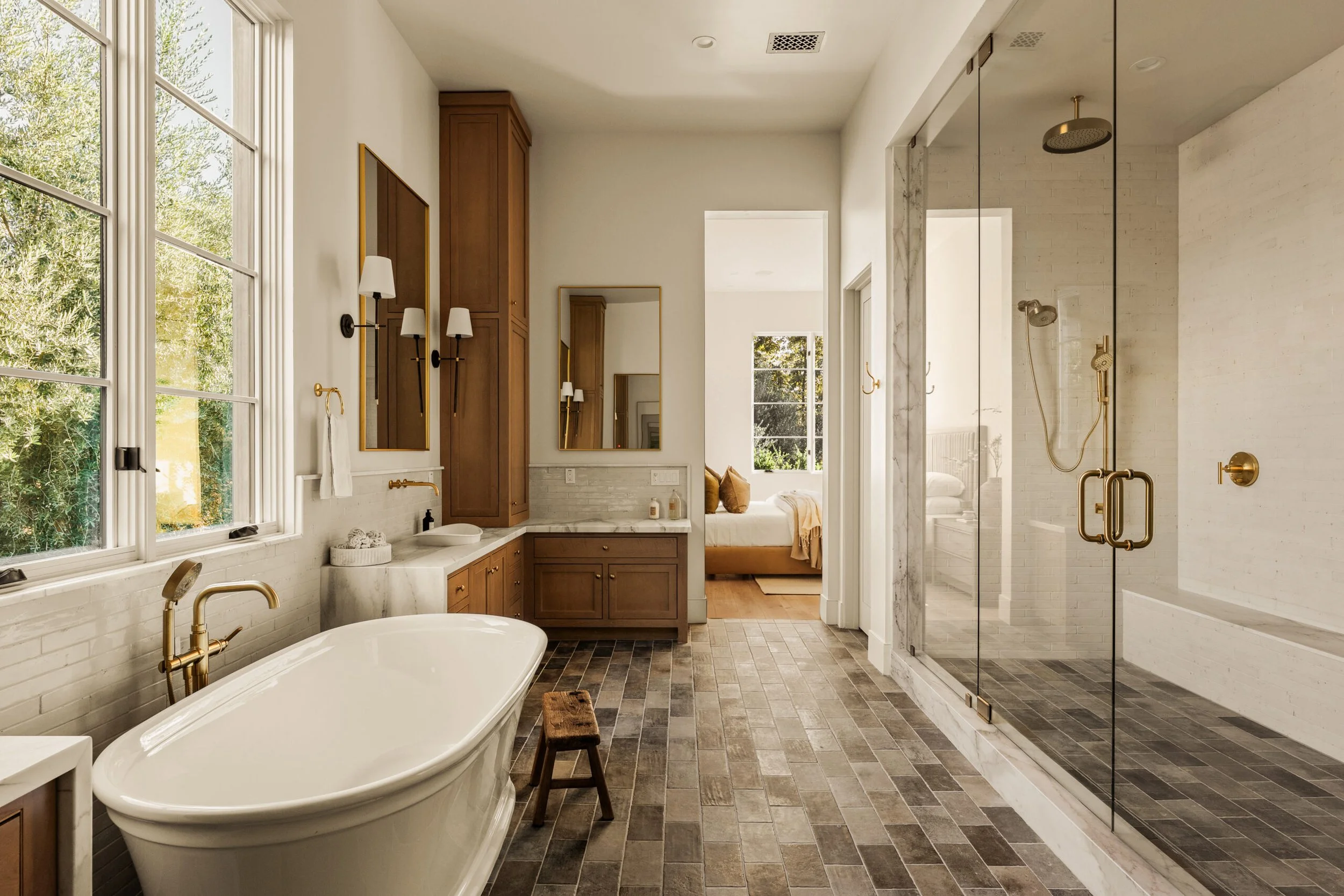 Primary suite and bathroom remodel transformation