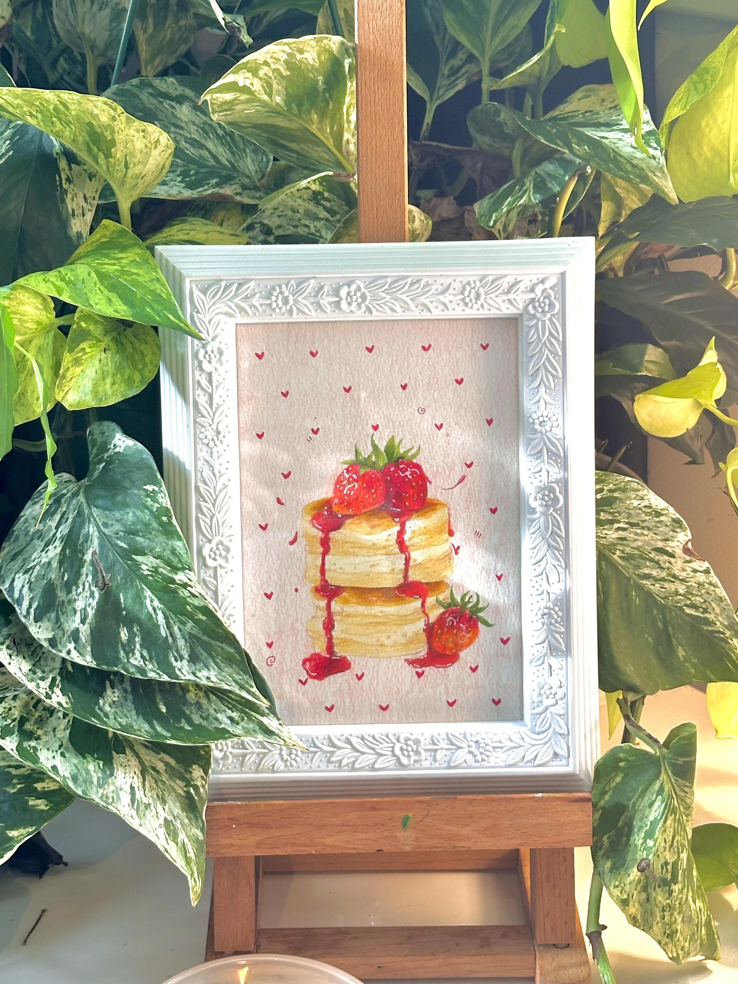 Strawberry soufflé breakfast 