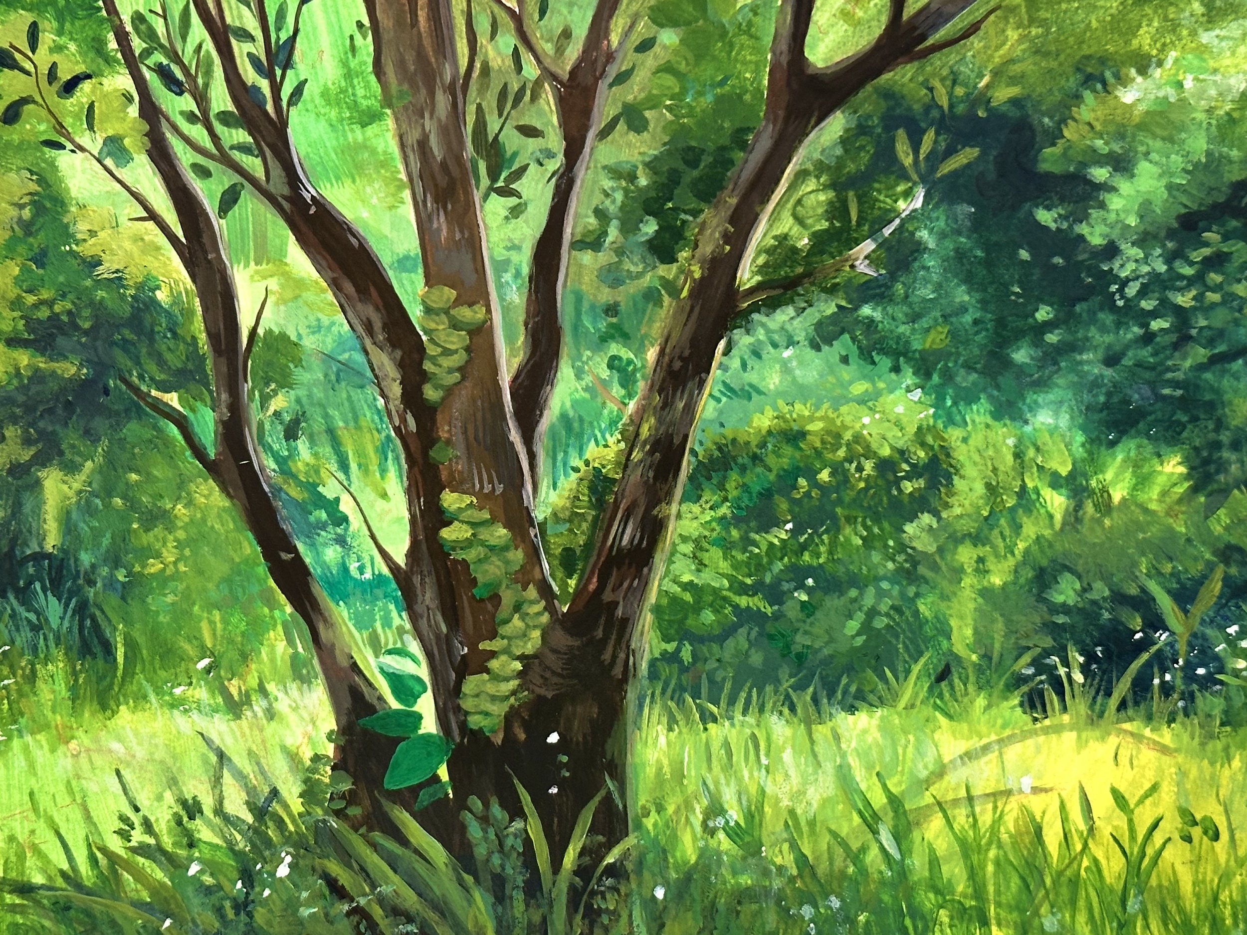 Whimsical forest prints