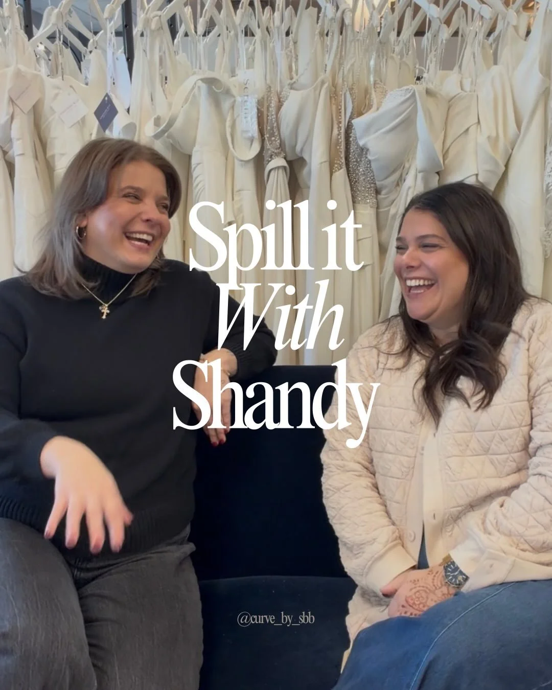 Hey, Brides! Are you remembering to factor in alterations time when thinking about order timelines?? Shannon &amp; Sandy are spillin all the tea on alteration timelines for your gorgeous gown! ✨

#spillitwithshandy #curvebysomethingblue 

Wedding &bu