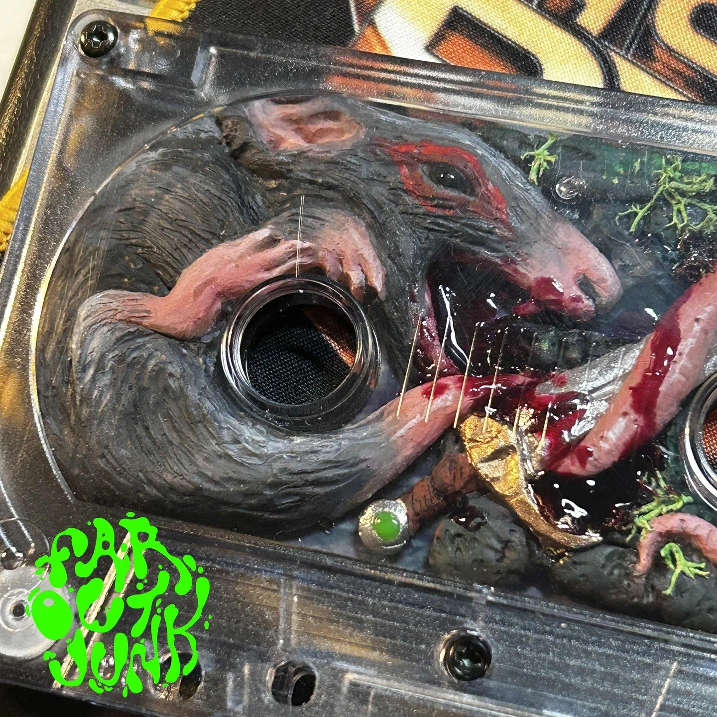 collin-david-cassette-tape-sculpture-diorama-castle-rat-dungeon-sword-front-detail1.jpg
