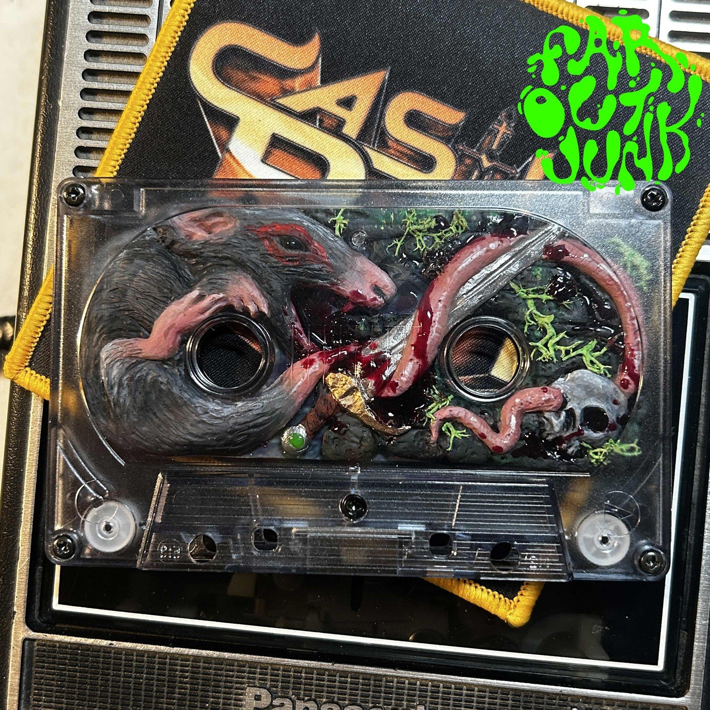 collin-david-cassette-tape-sculpture-diorama-castle-rat-dungeon-sword.jpg