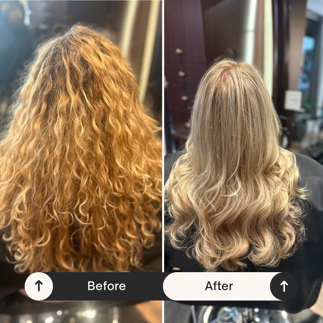 🌟 Sara&rsquo;s latest blonde refresh is a game-changer! She took her client&rsquo;s look from dull to dazzling with a stunning, revitalized blonde. Ready to brighten up your hair? Book your appointment online or call us at 314-894-0955 to experience