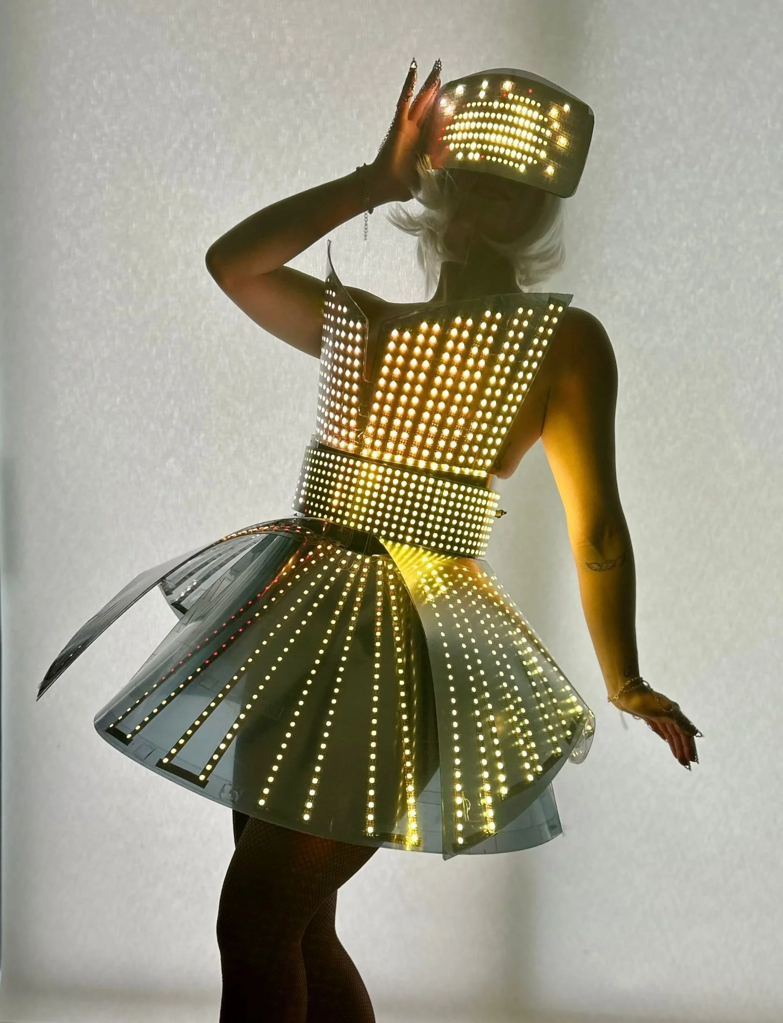 led dress costume