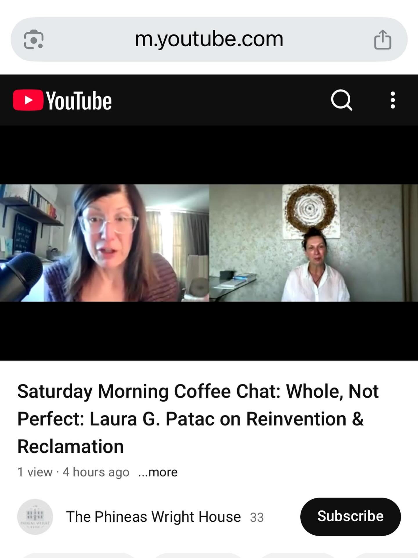 Something brand new!  Saturday morning coffee chats have begun. 

Beautiful, live, unedited and unleashed conversations with empowered women. Who&rsquo;s in? 🙋🏻&zwj;♀️

Laura Patac is my first guest and this conversation was 🔥🔥🔥

Head over to Yo