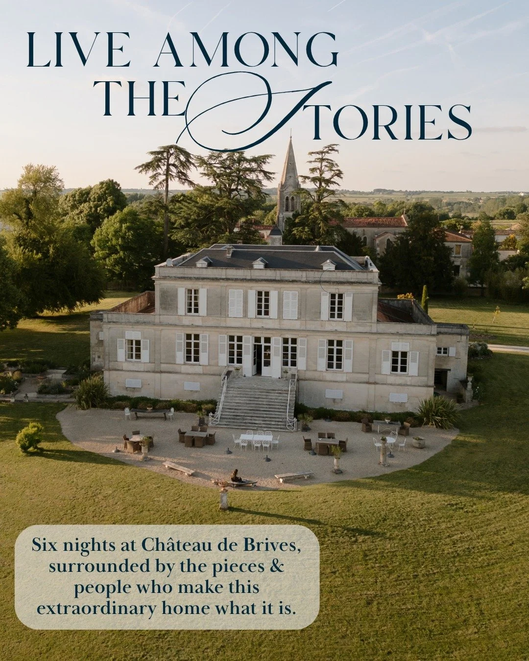What if you didn&rsquo;t simply visit a French ch&acirc;teau, but had the chance to live inside its stories?

This November, just six guests will join Sarah &amp; George Haslett and me at Ch&acirc;teau de Brives for six nights devoted to the world of