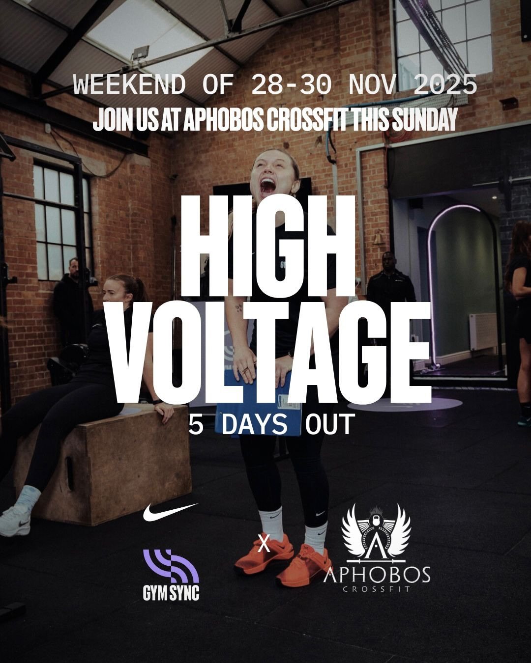 HIGH VOLTAGE is 5 days Away ⚡

HIGH VOLTAGE hits Aphobos this Sunday. Time to lock in your prep so you&rsquo;re ready to bring the energy.

Here&rsquo;s your final checklist:

✅ Read the workout standards: know the movements &amp; flow.

✅ Check your