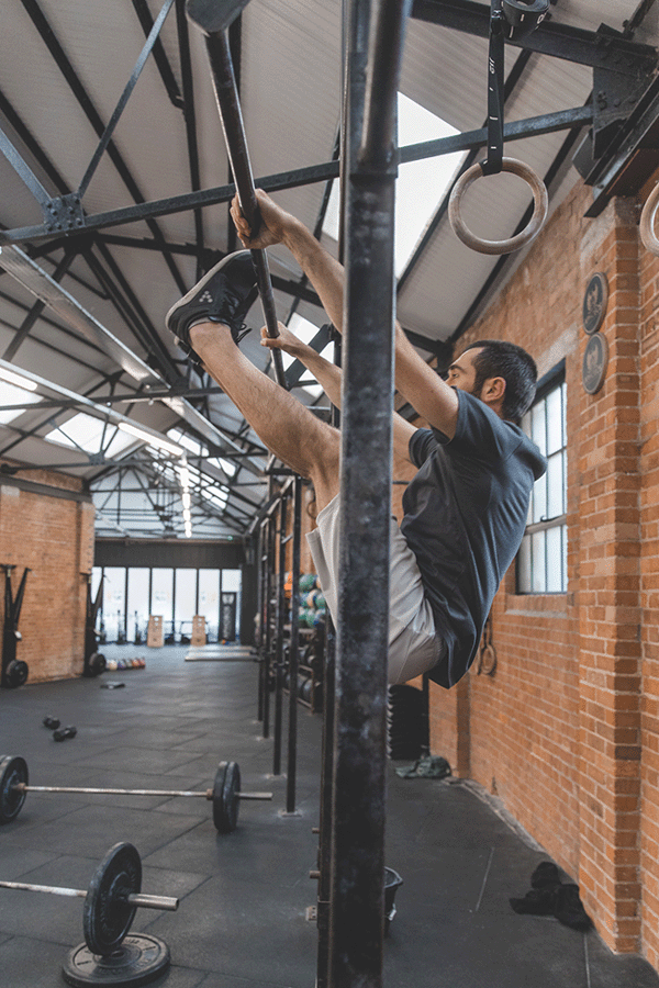 Man doing gymnastics in a gym Bromley