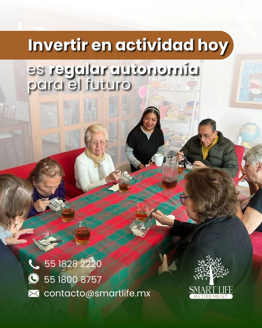 La ciencia confirma que mantenerse activo reduce el riesgo de deterioro f&iacute;sico y cognitivo en adultos mayores.

Acompa&ntilde;ar, motivar y crear rutinas saludables es una de las mejores decisiones que una familia puede tomar.
El bienestar no 