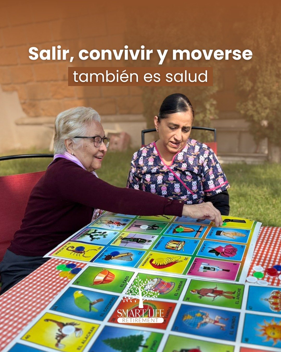 La convivencia, el movimiento y las actividades compartidas ayudan a mantener la mente activa y el &aacute;nimo estable.

Prevenir el aislamiento es cuidar la salud emocional y cognitiva de quienes m&aacute;s queremos.
Nunca es tarde para volver a co