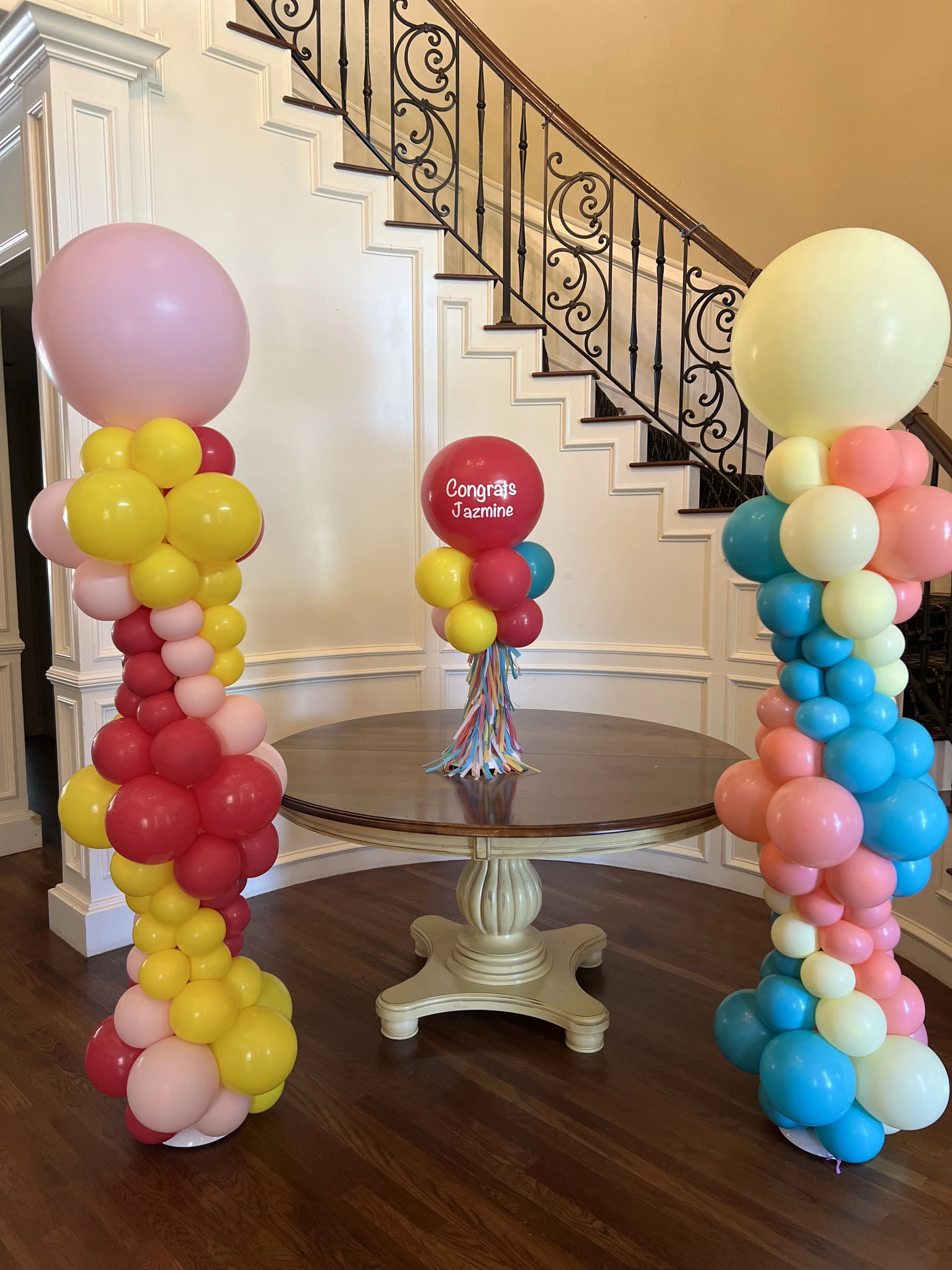 6ft Bubble Columns $125
Table Tower $45