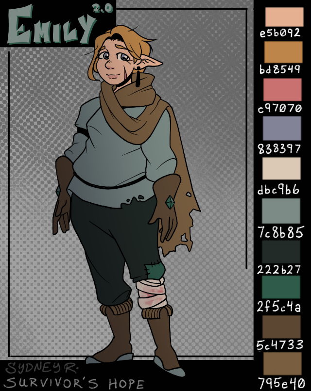 Iteration of "Emily" from Survivor's Hope.