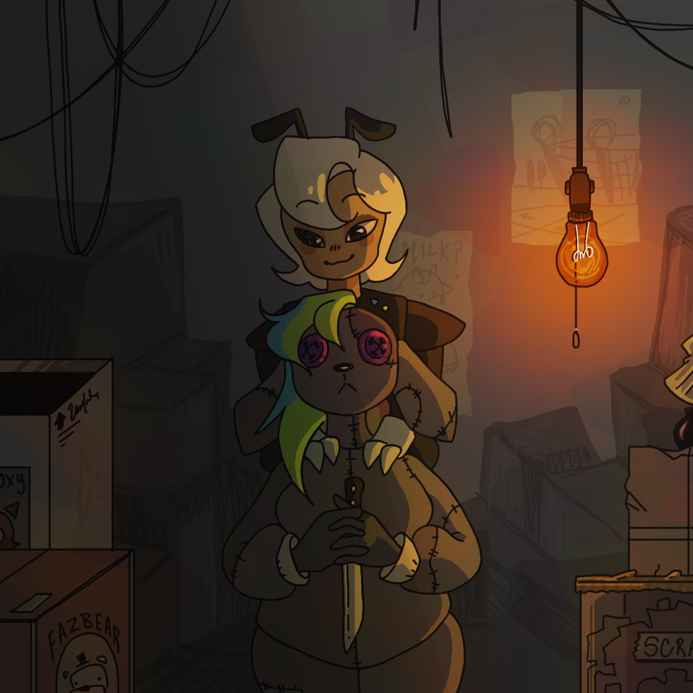 A personal illustration I made while working on "The Buddy's Project"