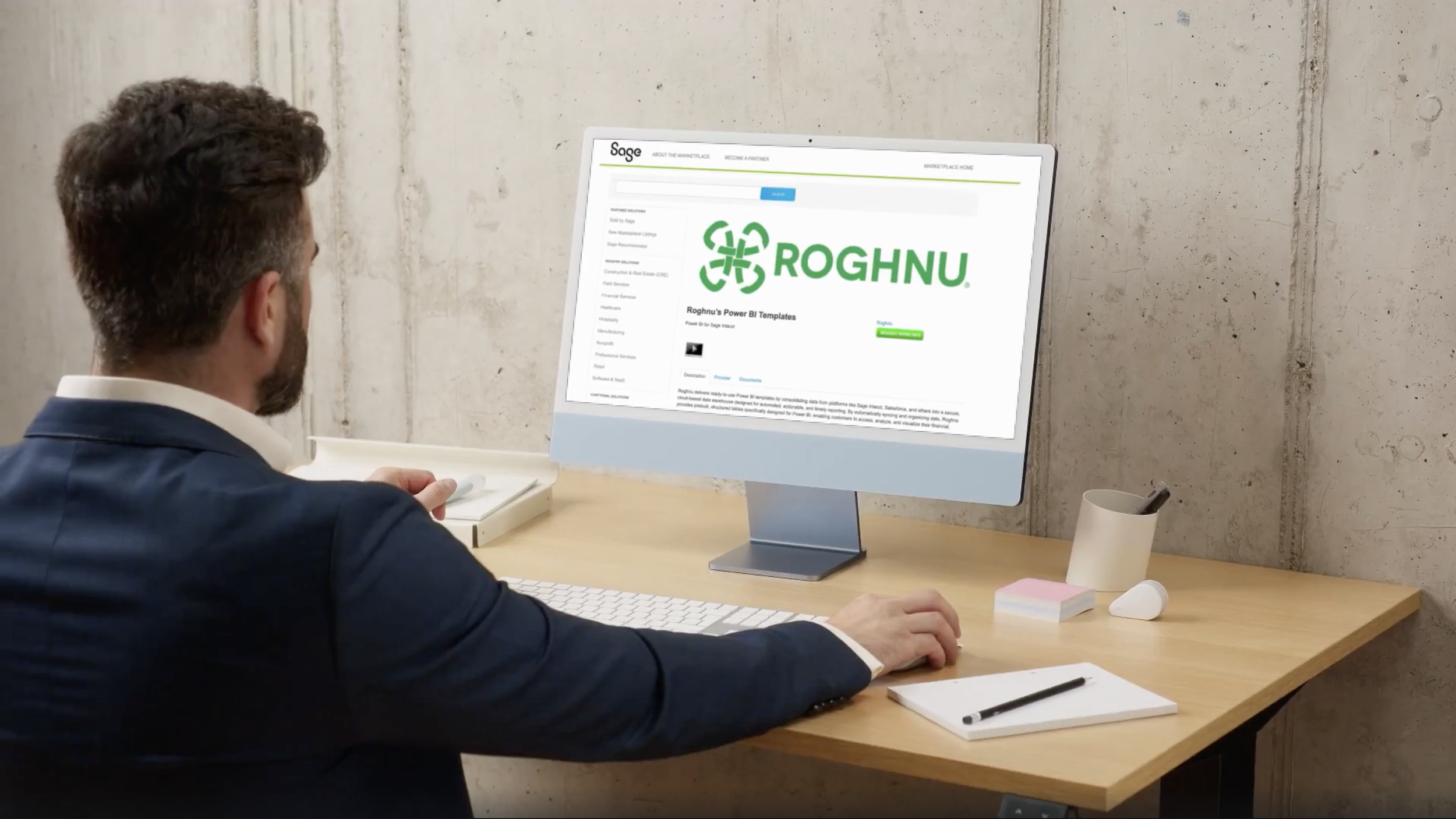 Roghnu Power BI Report Packs Are Now Live on the Sage Intacct Marketplace