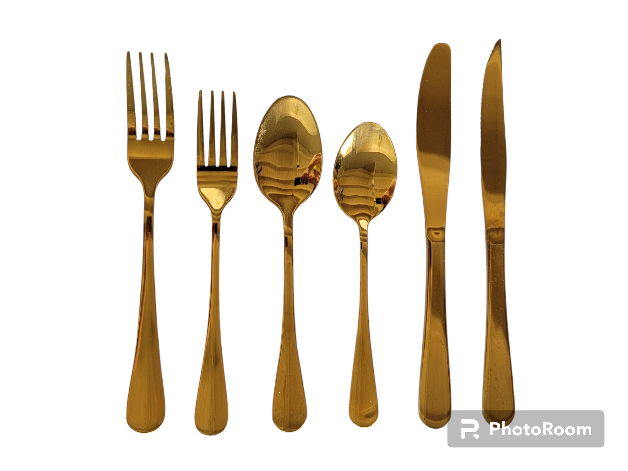 Gold Flatware