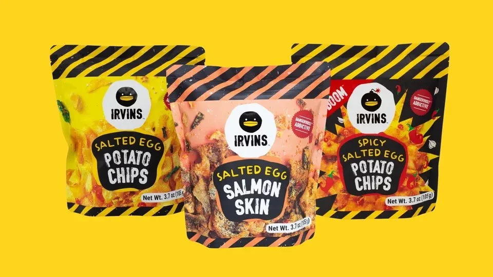 An image showing Irvins Salted Egg products