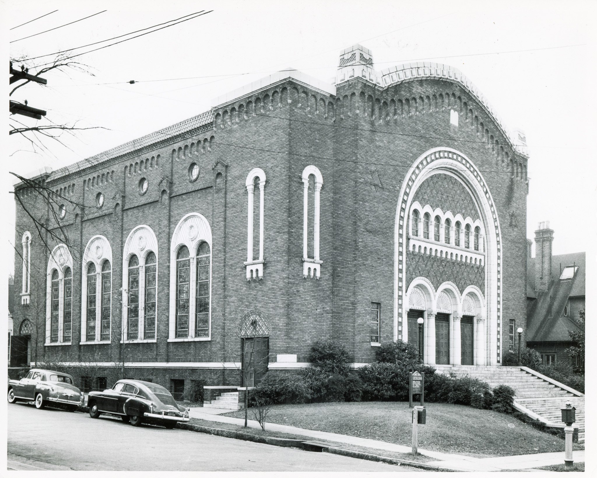 Temple Beth El in 1963 during the height of the Civil Rights Movement in Birmingham.