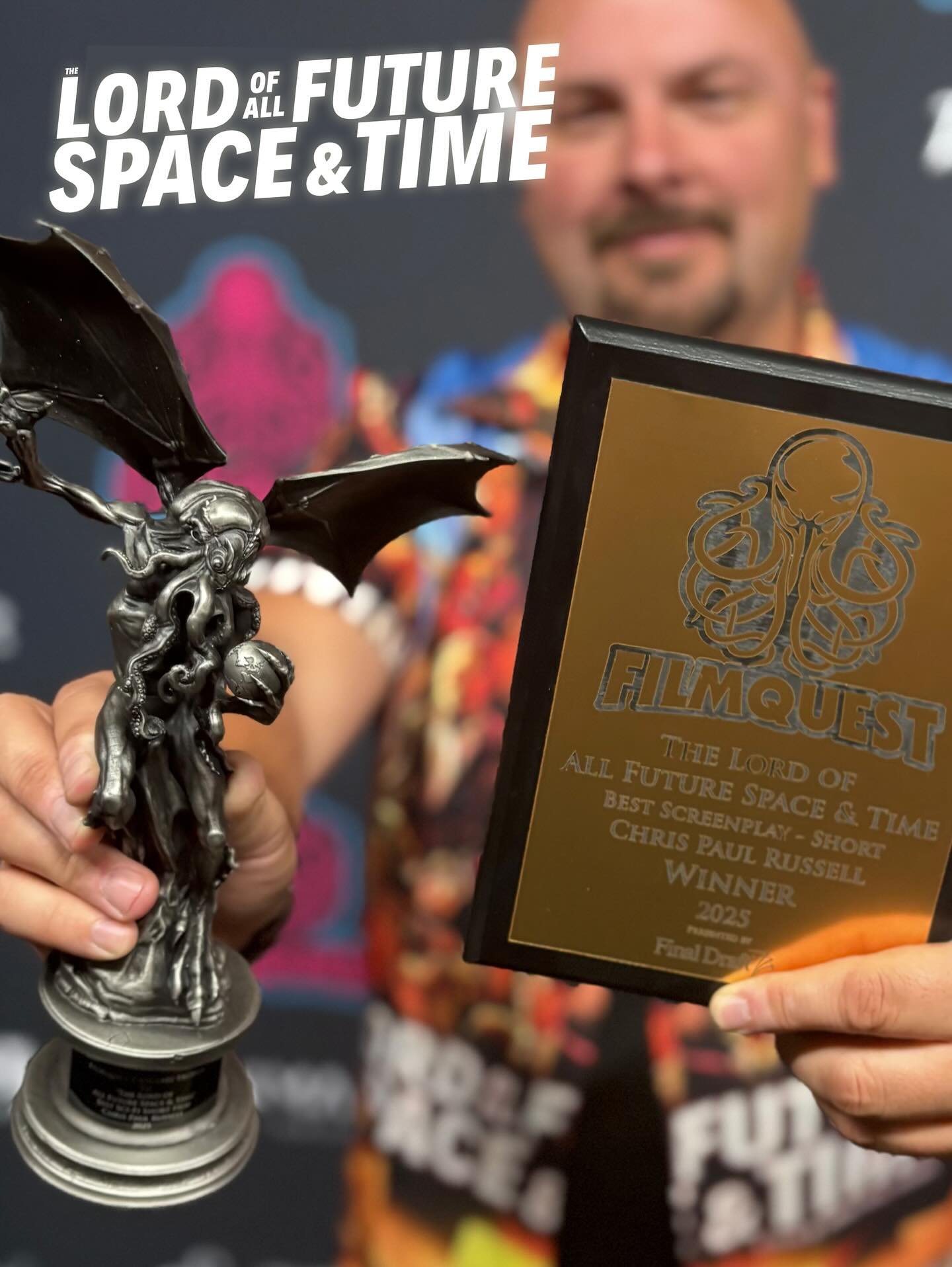 We won BEST SCREENPLAY and BEST SCI-FI SHORT at @filmquest!

We&rsquo;d heard about this magical fest from so many friends over the years and it absolutely exceeded our expectations. Organized with care, passion, and a remarkable attention to detail 