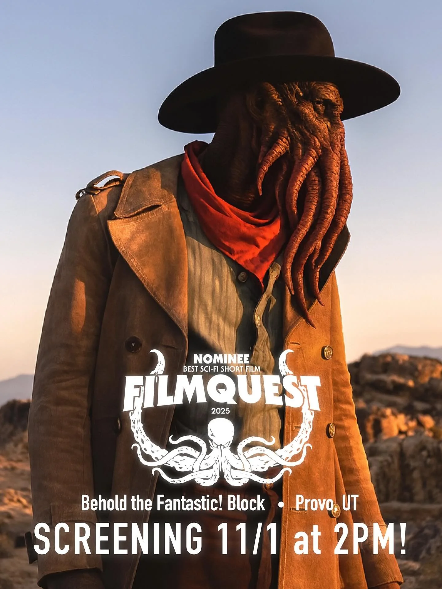 FILMQUEST HERE WE COME! Lord is screening in Provo, UT this Saturday, November 1st at 2pm, as part of the Behold the Fantastic! Shorts Block at @filmquest.  So excited to join the fun. See you there!