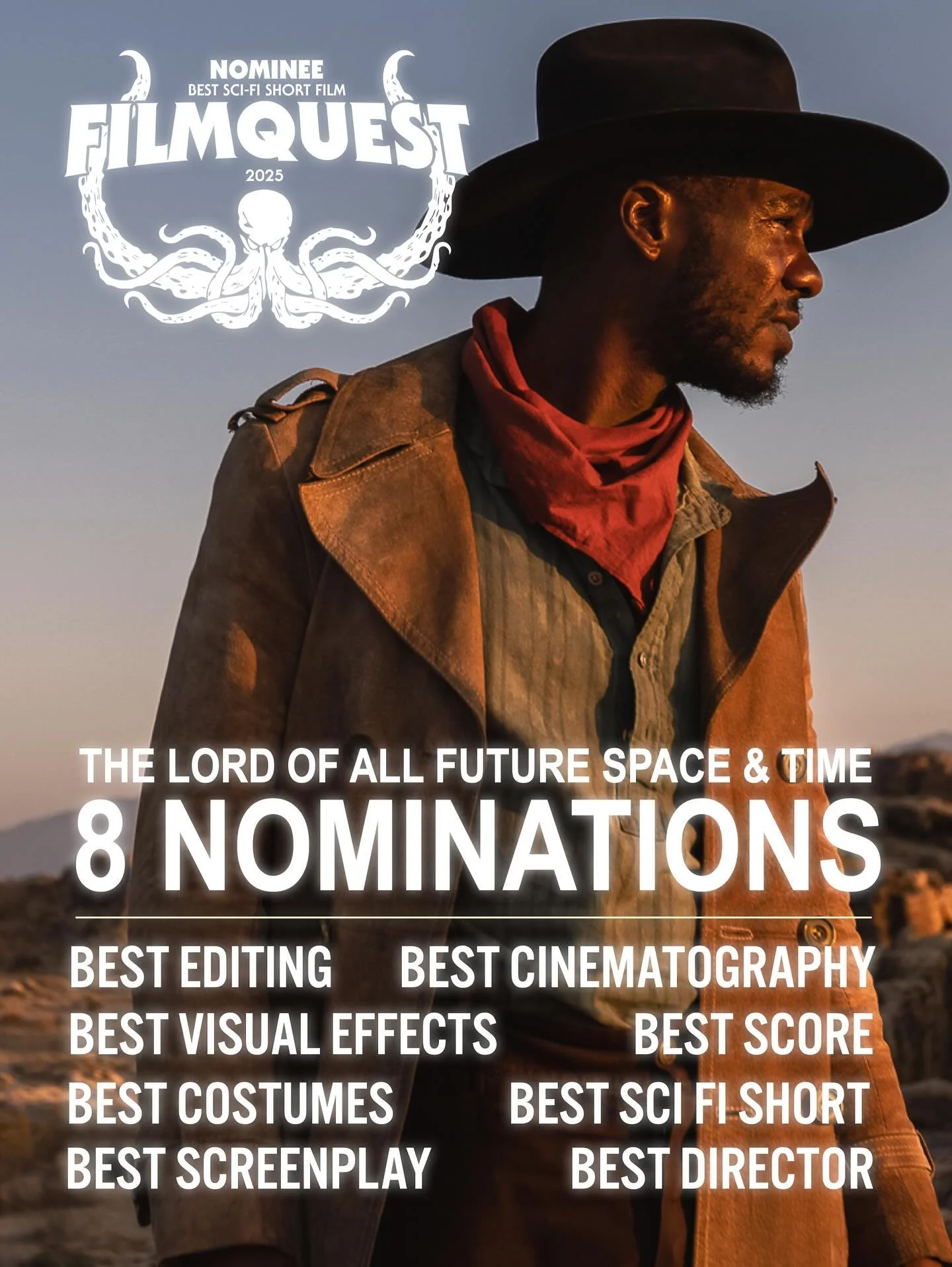 Absolutely stunned! Thanks @filmquest for the love and congratulations to our editor @shawnlovering, cinematographer @joesimon, VFX supervisor @dannylashep, composer @bornsteinmusic, costume designer @emersonbualat and writer/director @chrispaulrusse