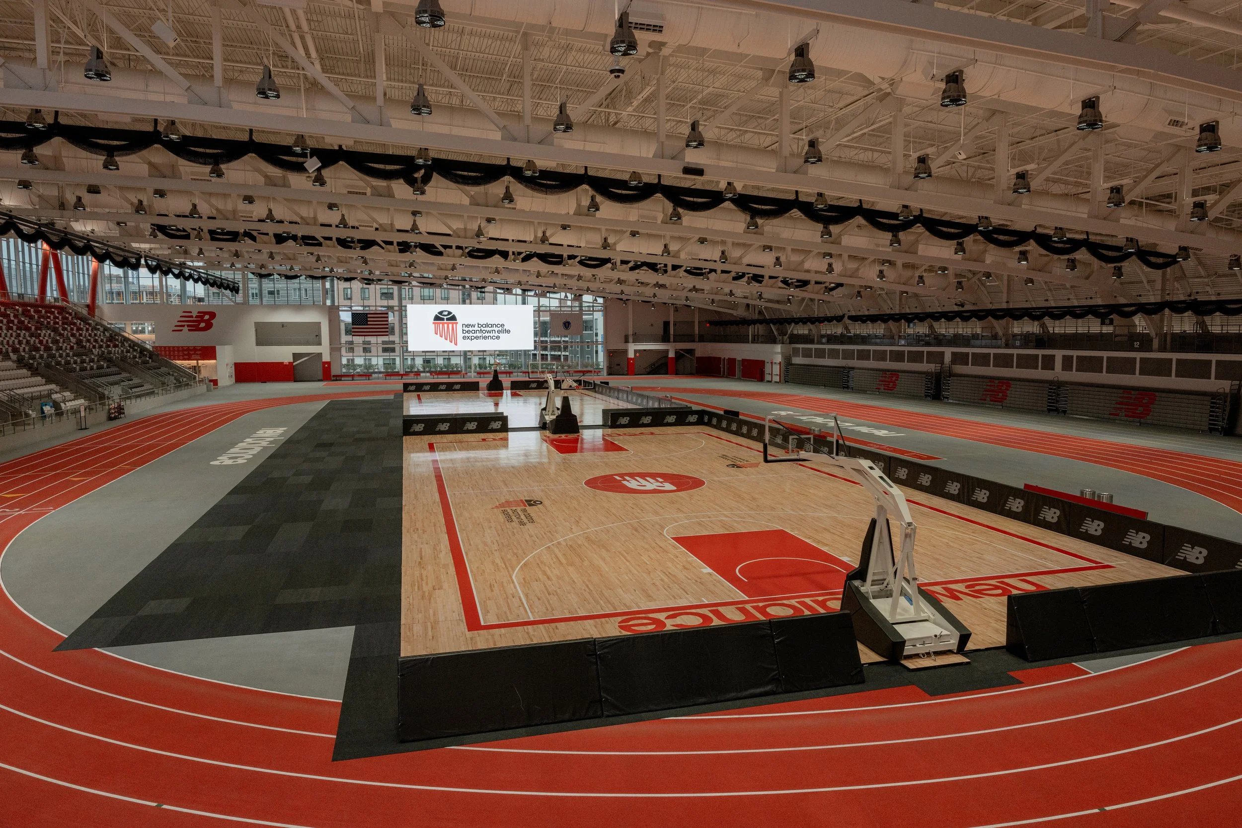 Court setup for Beantown Experience